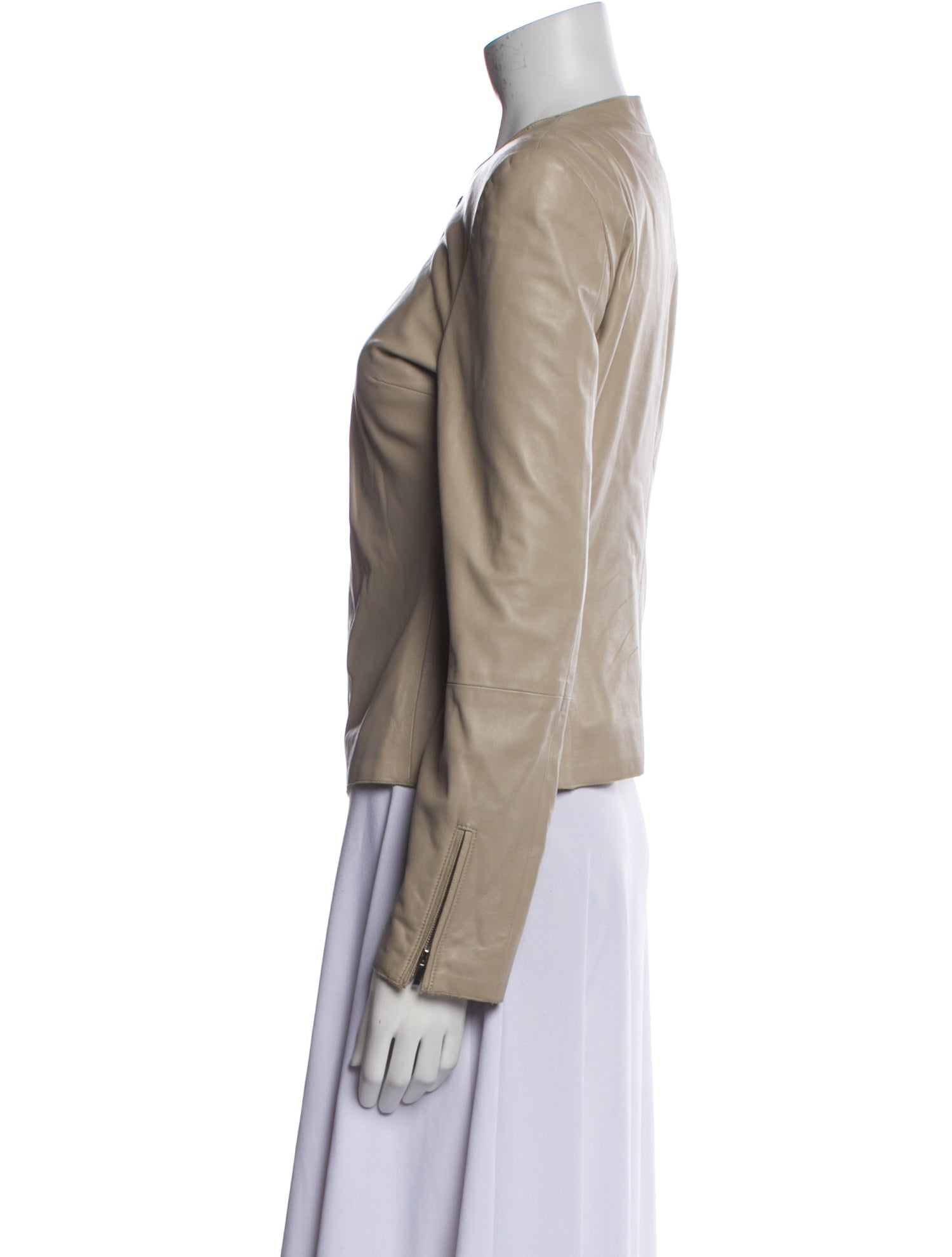 Emporio Armani Leather Biker Jacket