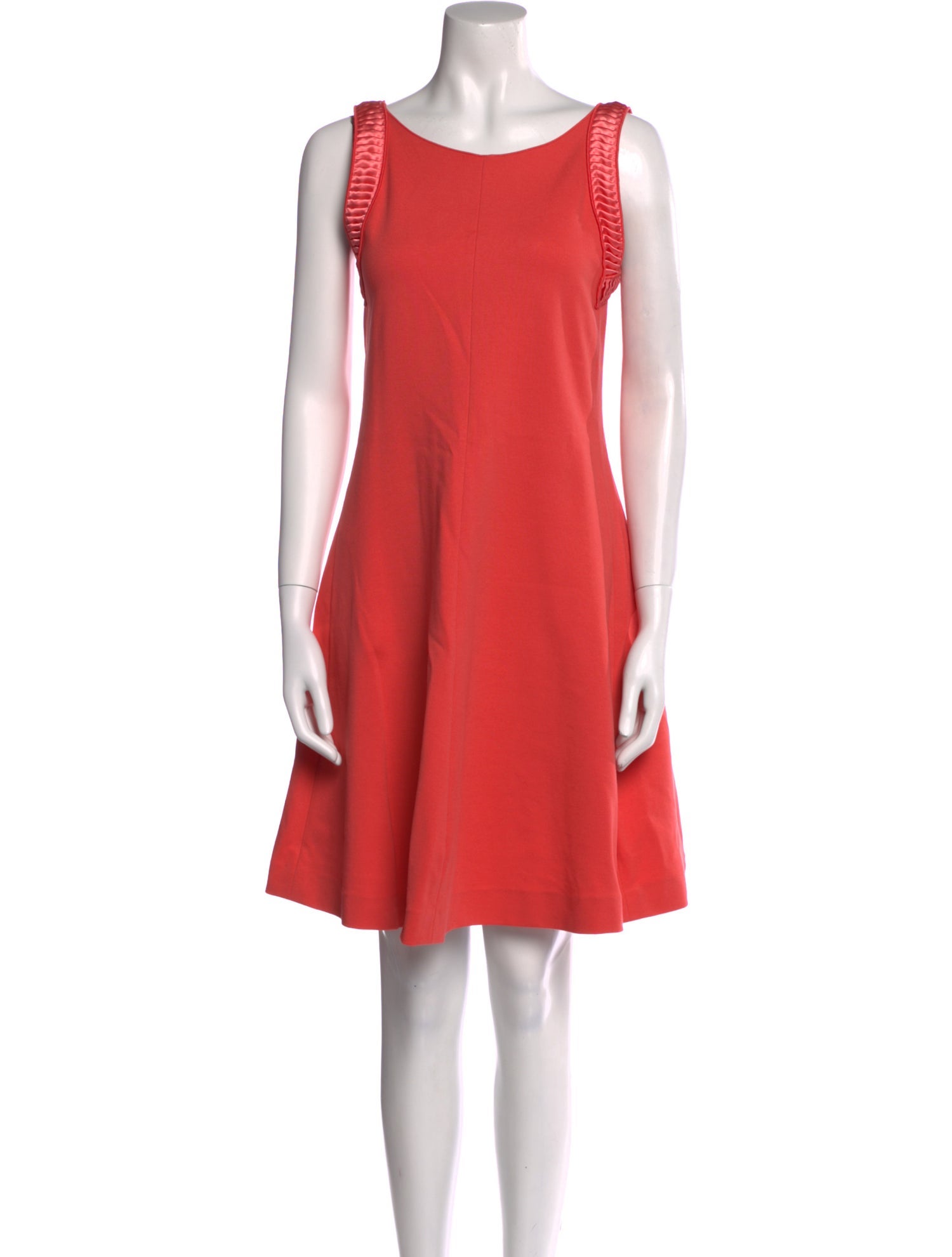 Emporio Armani Bateau Neckline Mini Dress