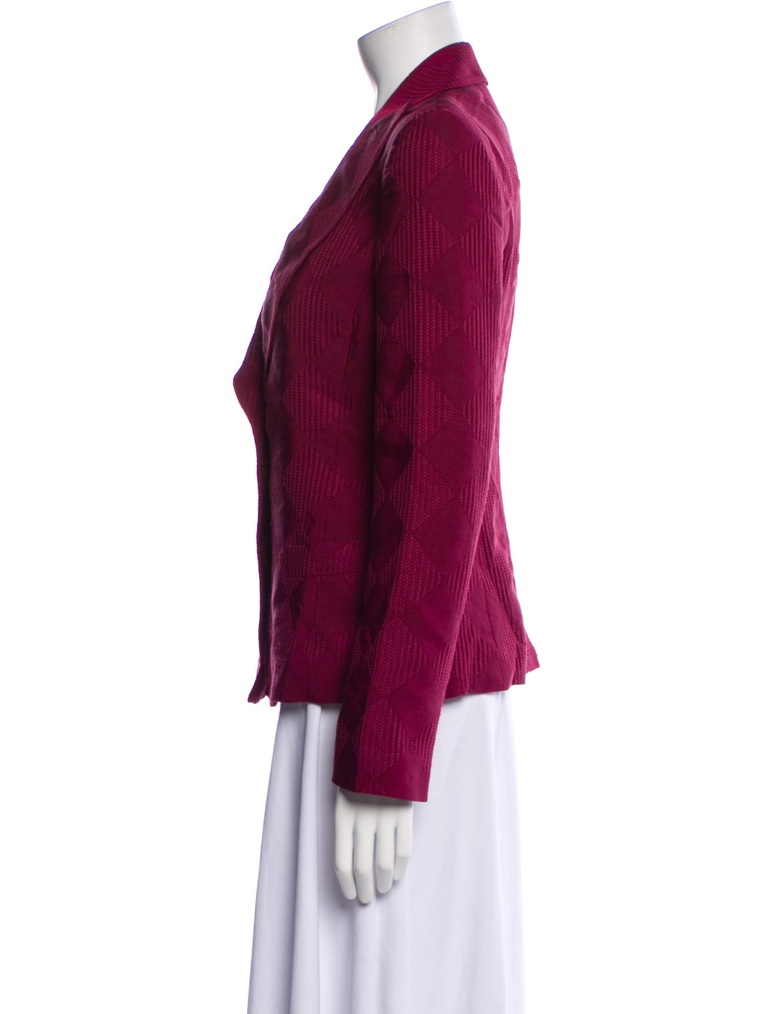 Emporio Armani Plaid Print Blazer