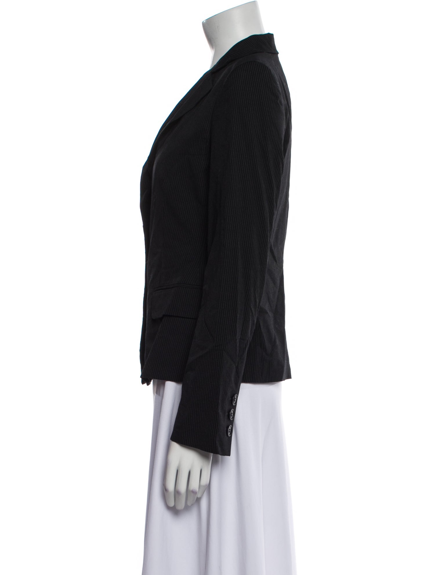 Emporio Armani Virgin Wool Striped Blazer