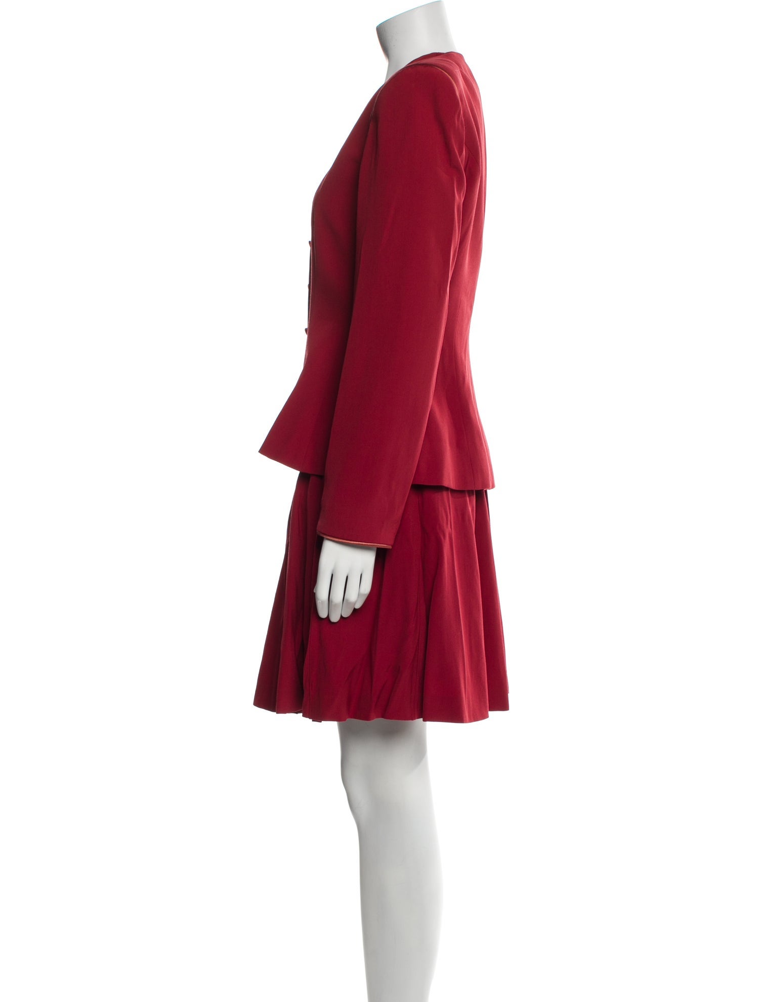 Emporio Armani Virgin Wool Skirt Suit