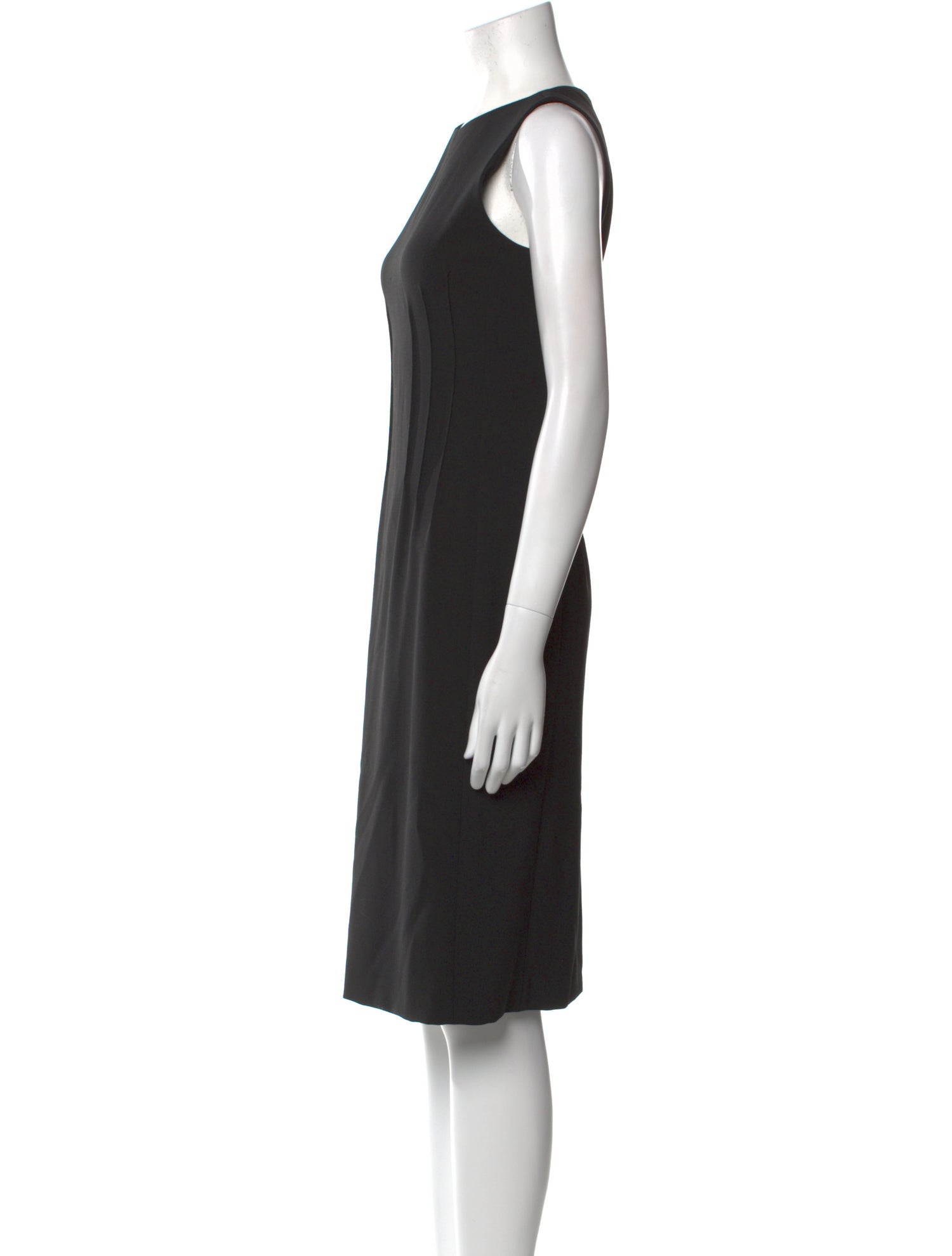 Emporio Armani Crew Neck Midi Length Dress