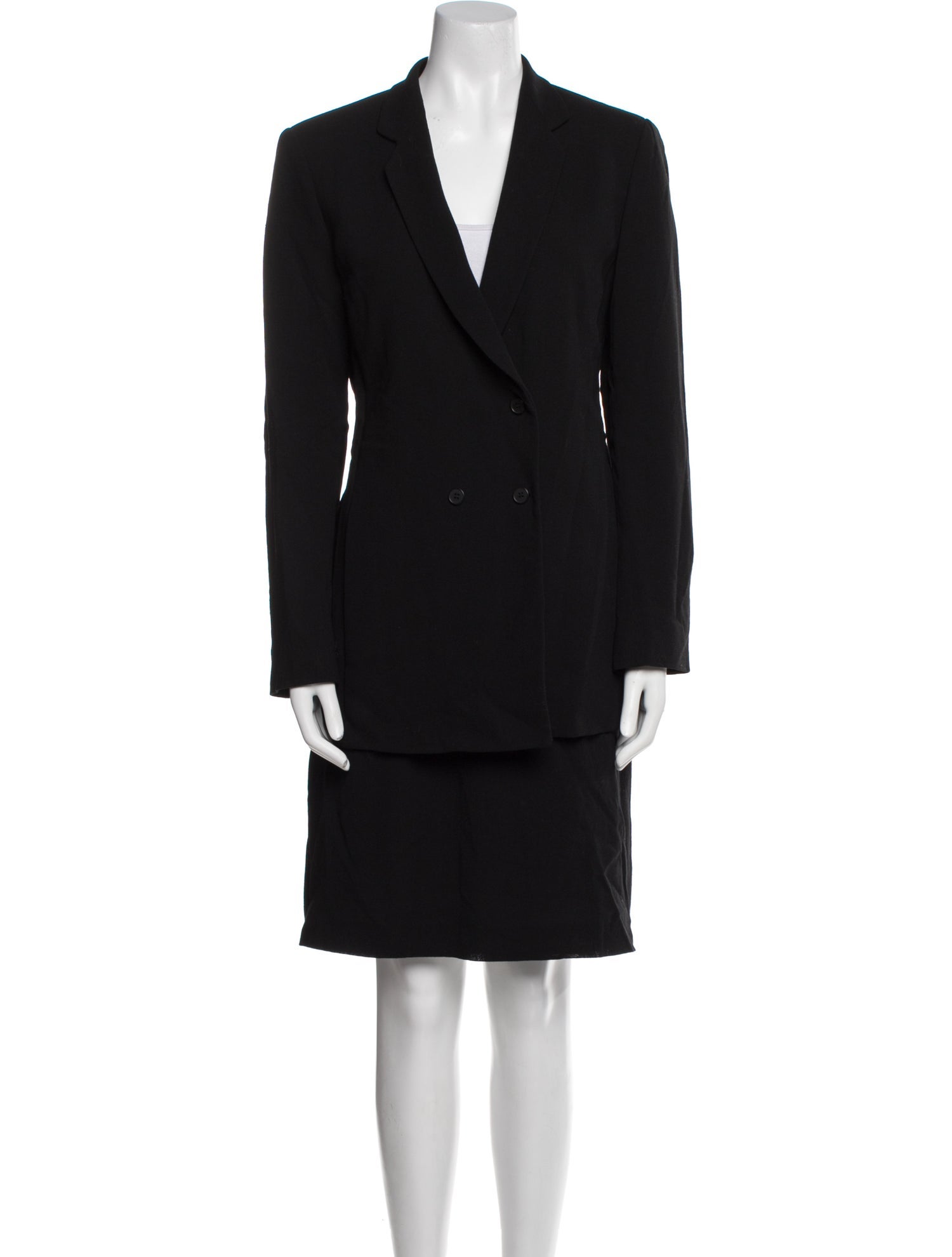 Emporio Armani Virgin Wool Skirt Suit