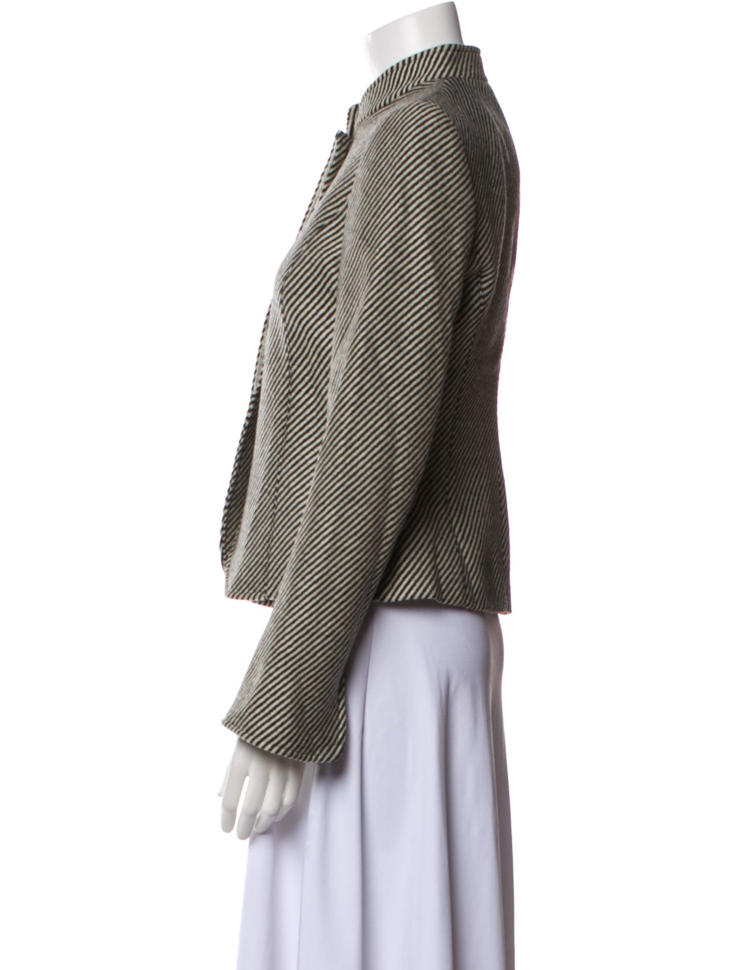 Emporio Armani Virgin Wool Printed Evening Jacket