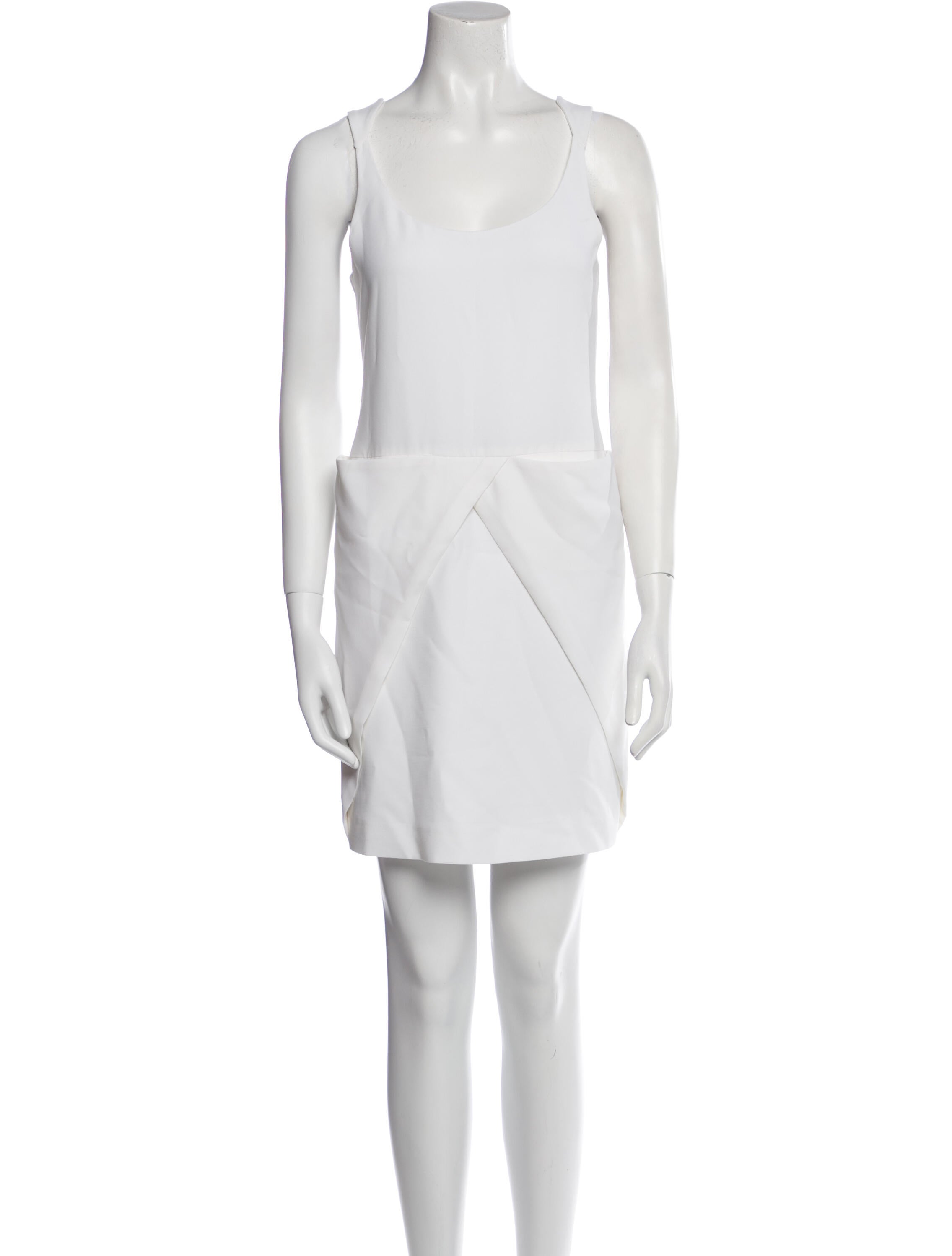 Emporio Armani Scoop Neck Mini Dress