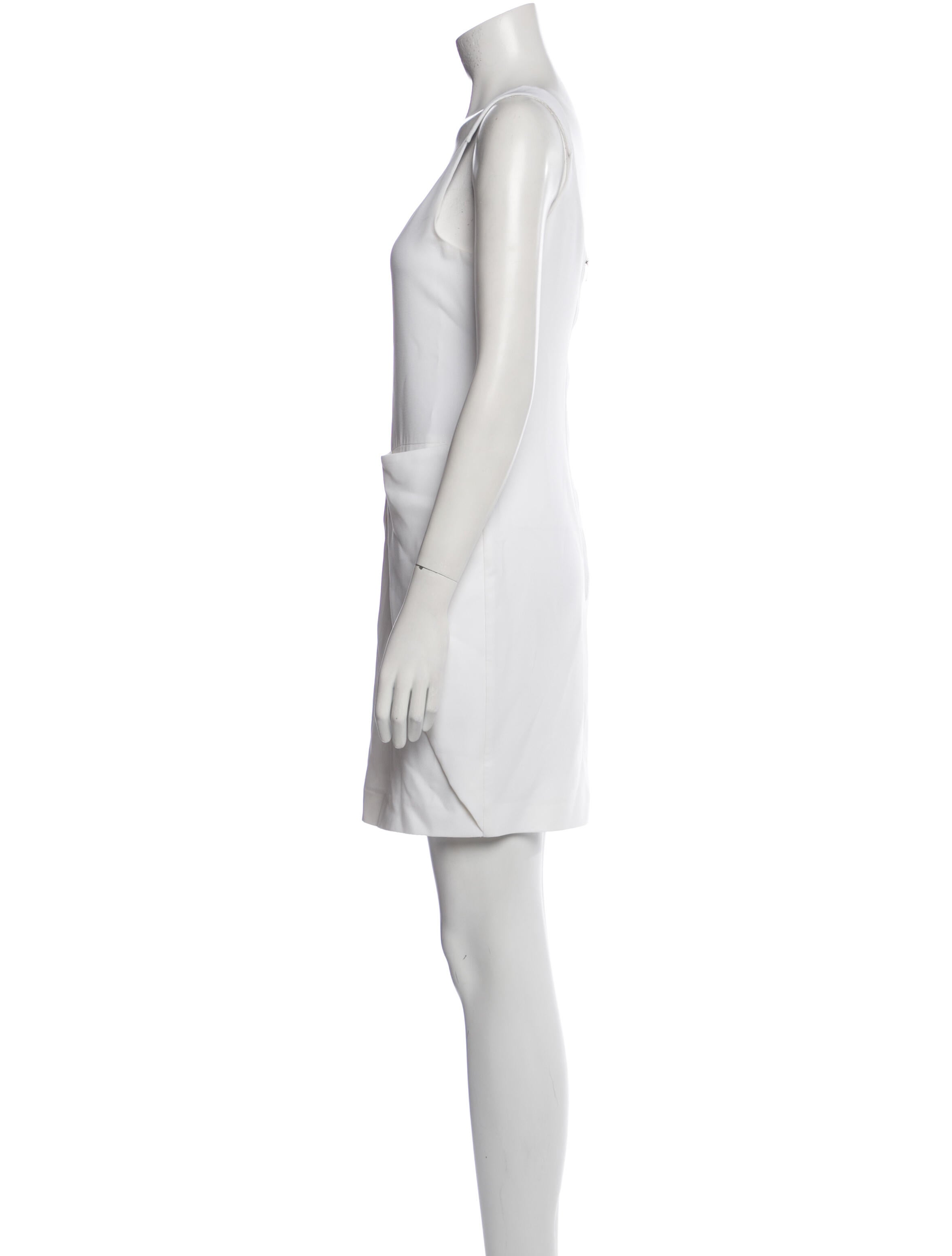 Emporio Armani Scoop Neck Mini Dress