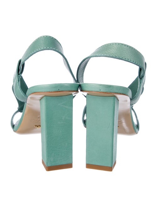 Emporio Armani Leather Slingback Sandals