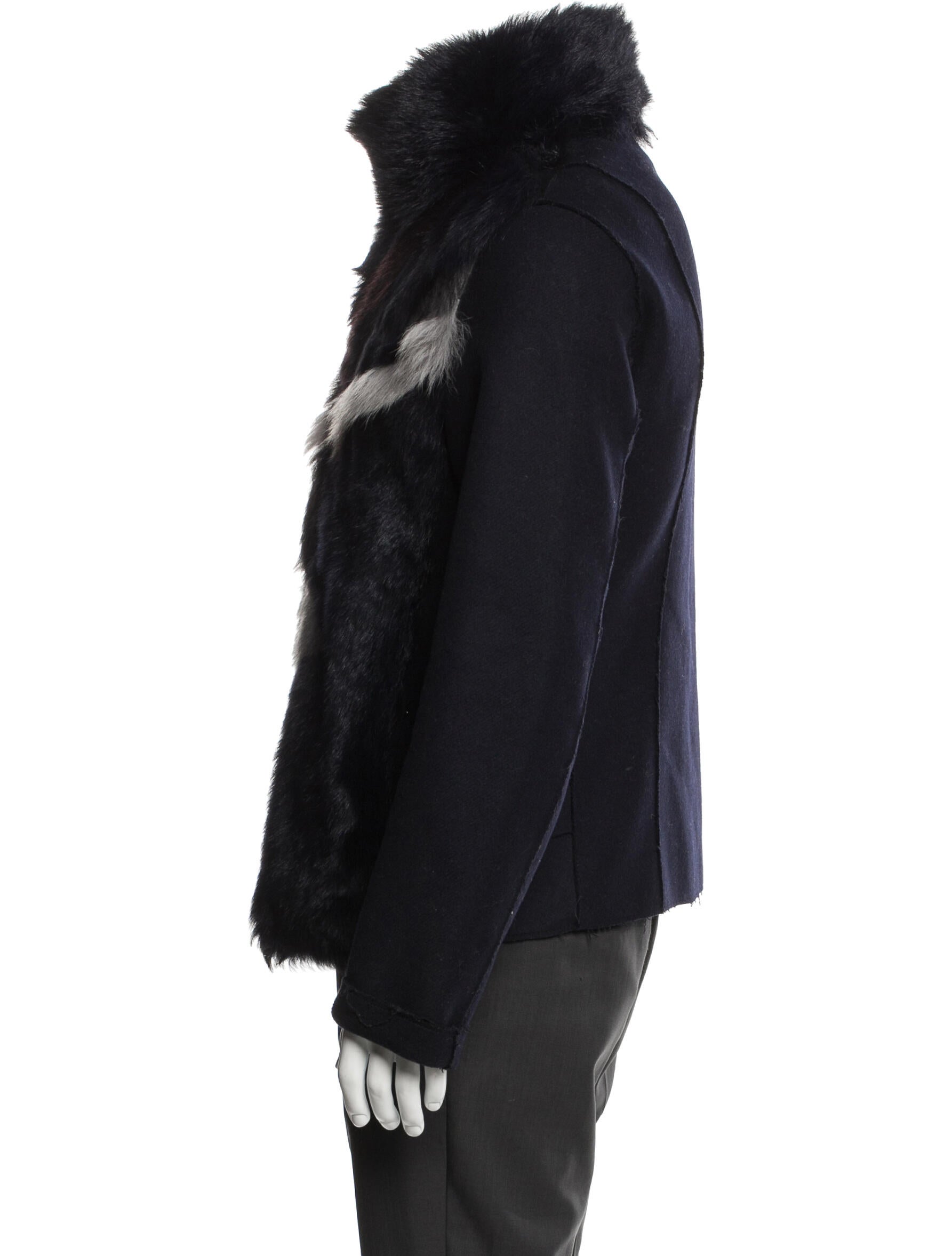 Emporio Armani Shearling Moto Jacket