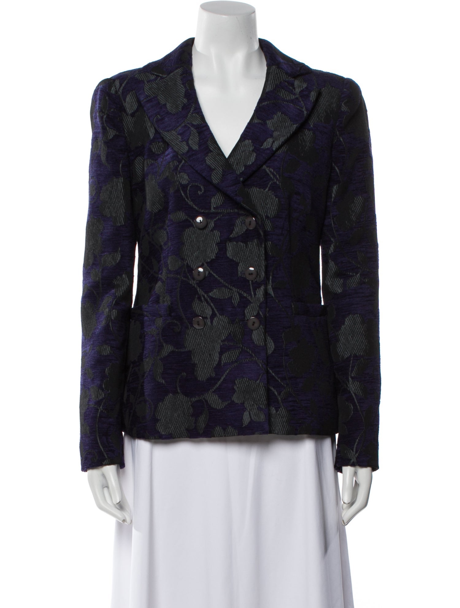 Emporio Armani Floral Print Blazer