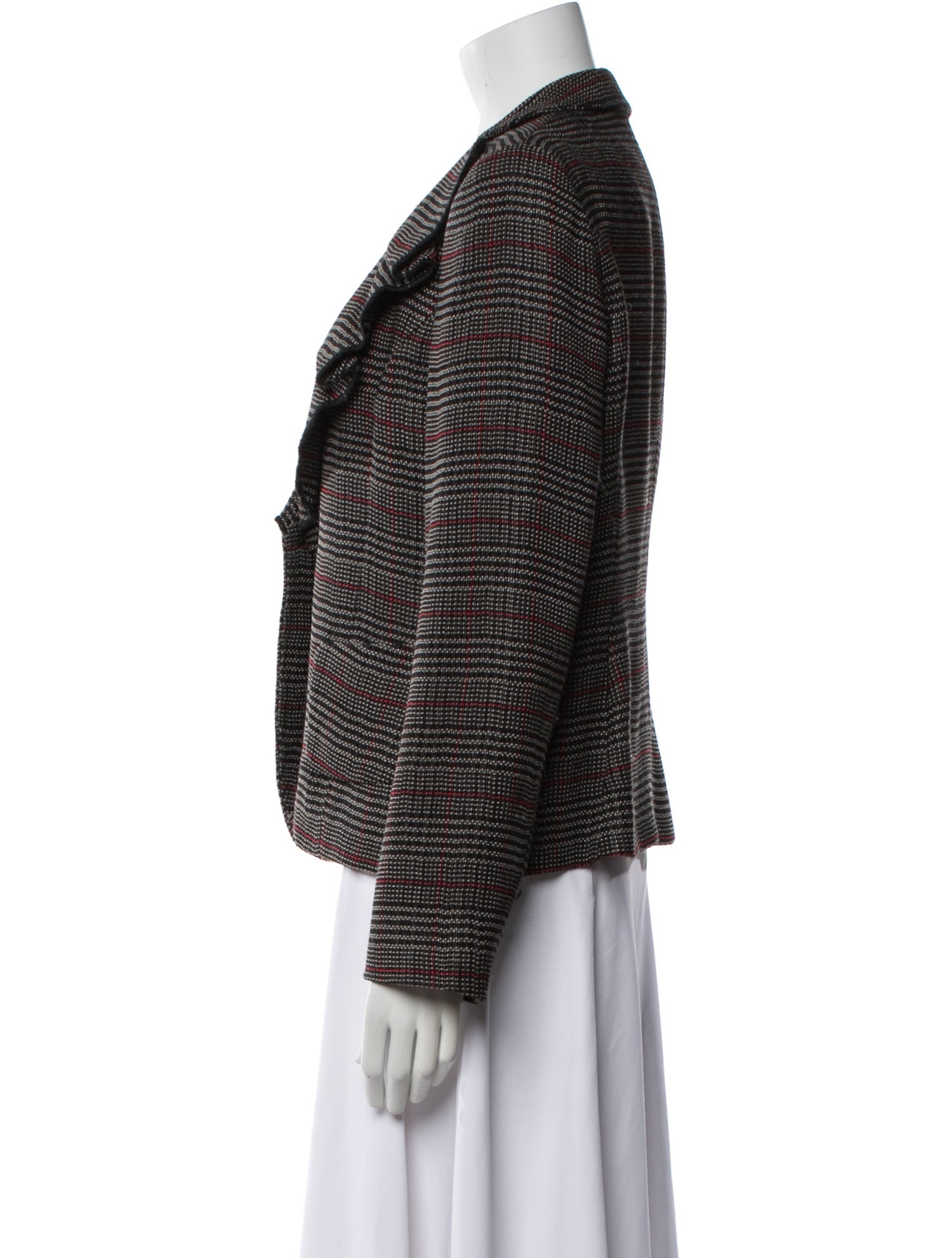 Emporio Armani Plaid Print Blazer