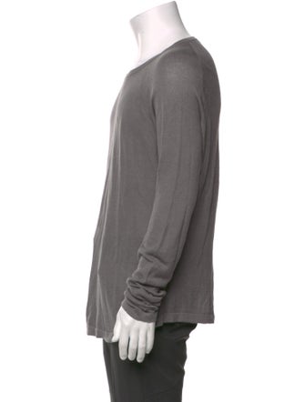 Emporio Armani Scoop Neck Long Sleeve Pullover