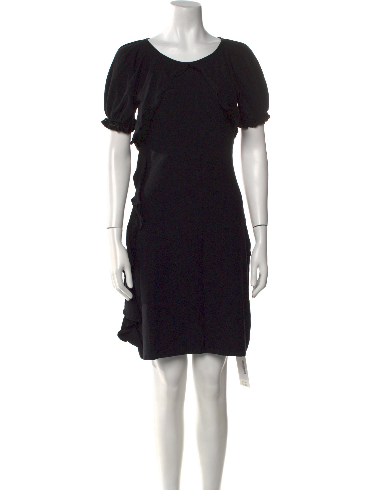 Emporio Armani Scoop Neck Mini Dress