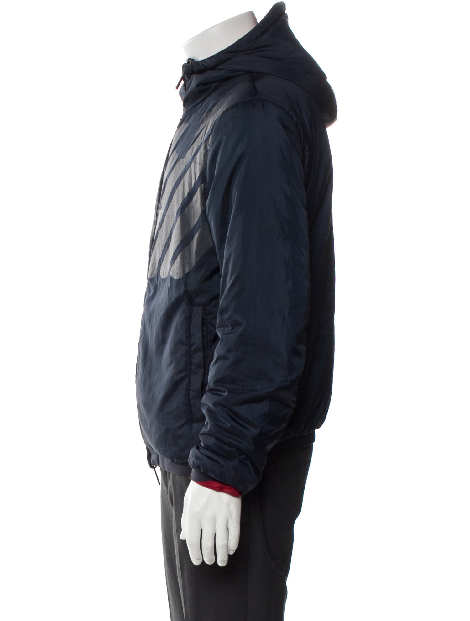 Emporio Armani Graphic Print Windbreaker