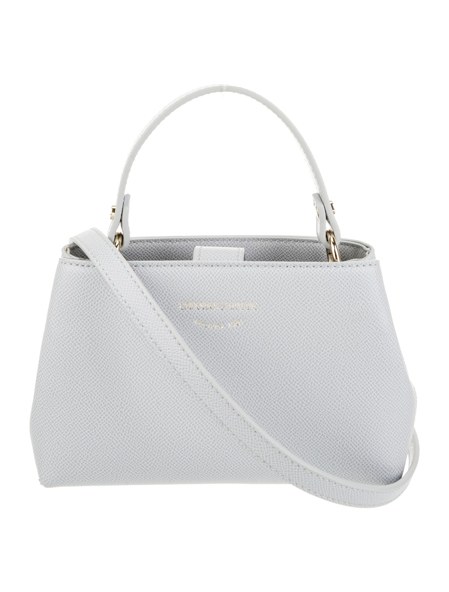 Emporio Armani Leather Top Handle Bag