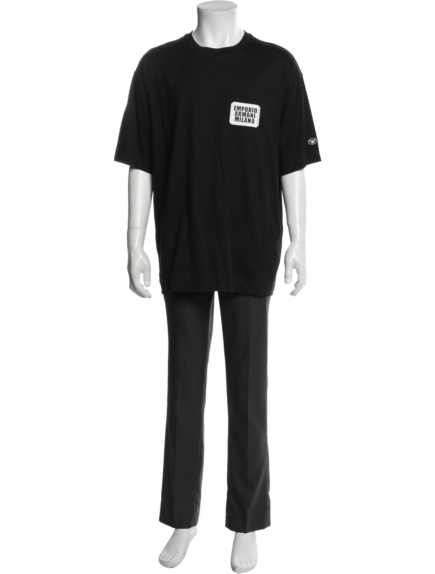 Emporio Armani Graphic Print Crew Neck T-Shirt w/ Tags