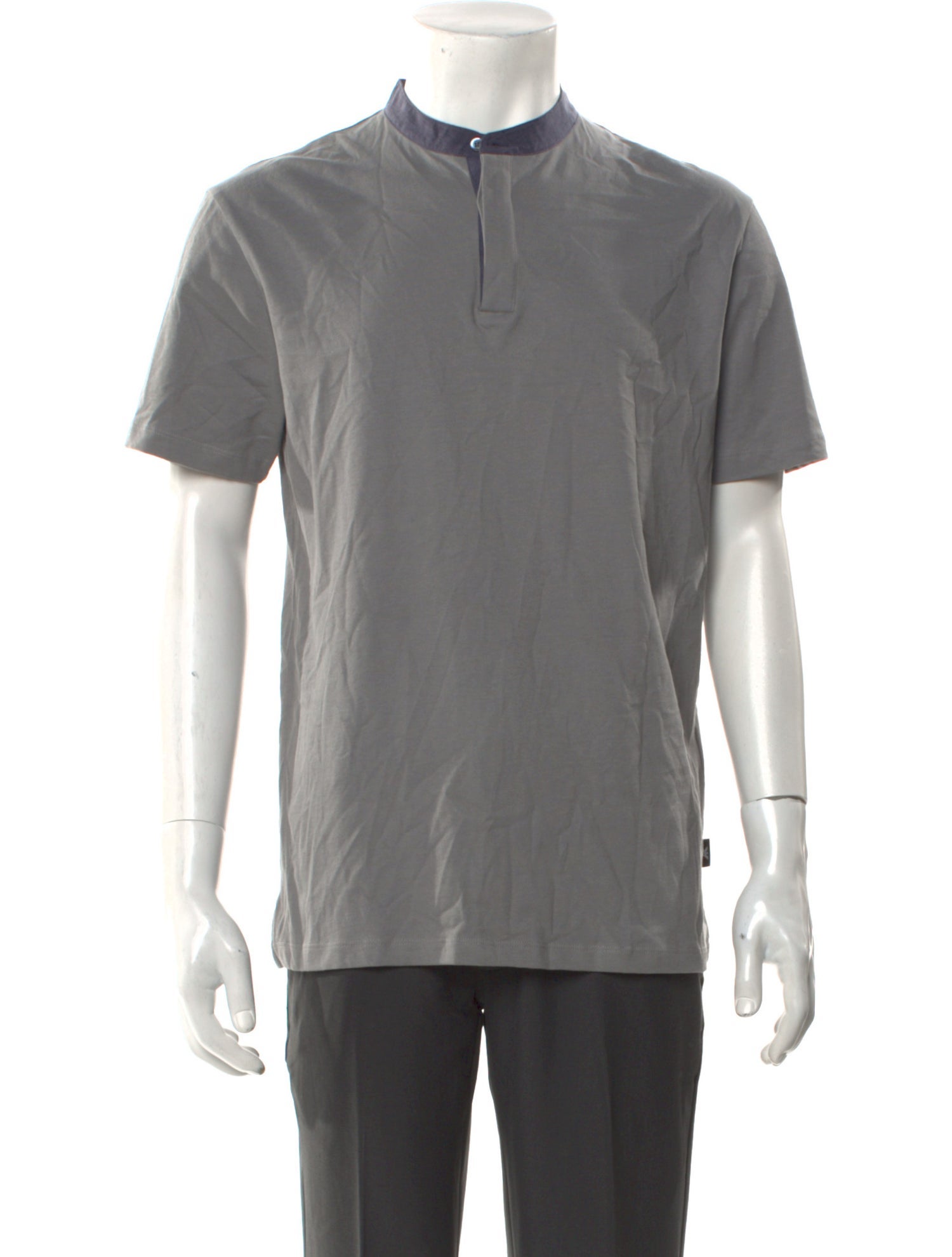 Emporio Armani Crew Neck Short Sleeve Henley