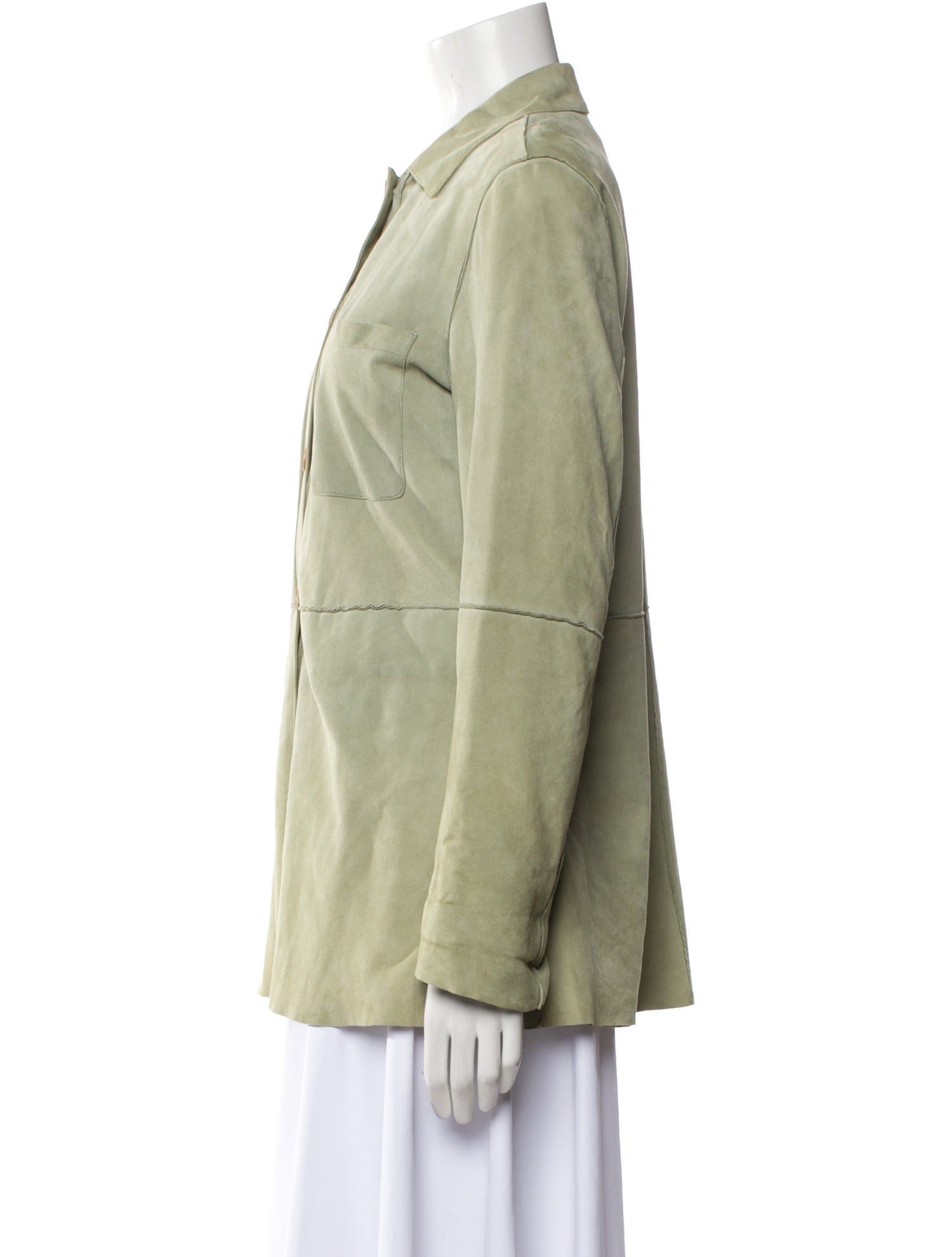 Emporio Armani Goat Leather Utility Jacket