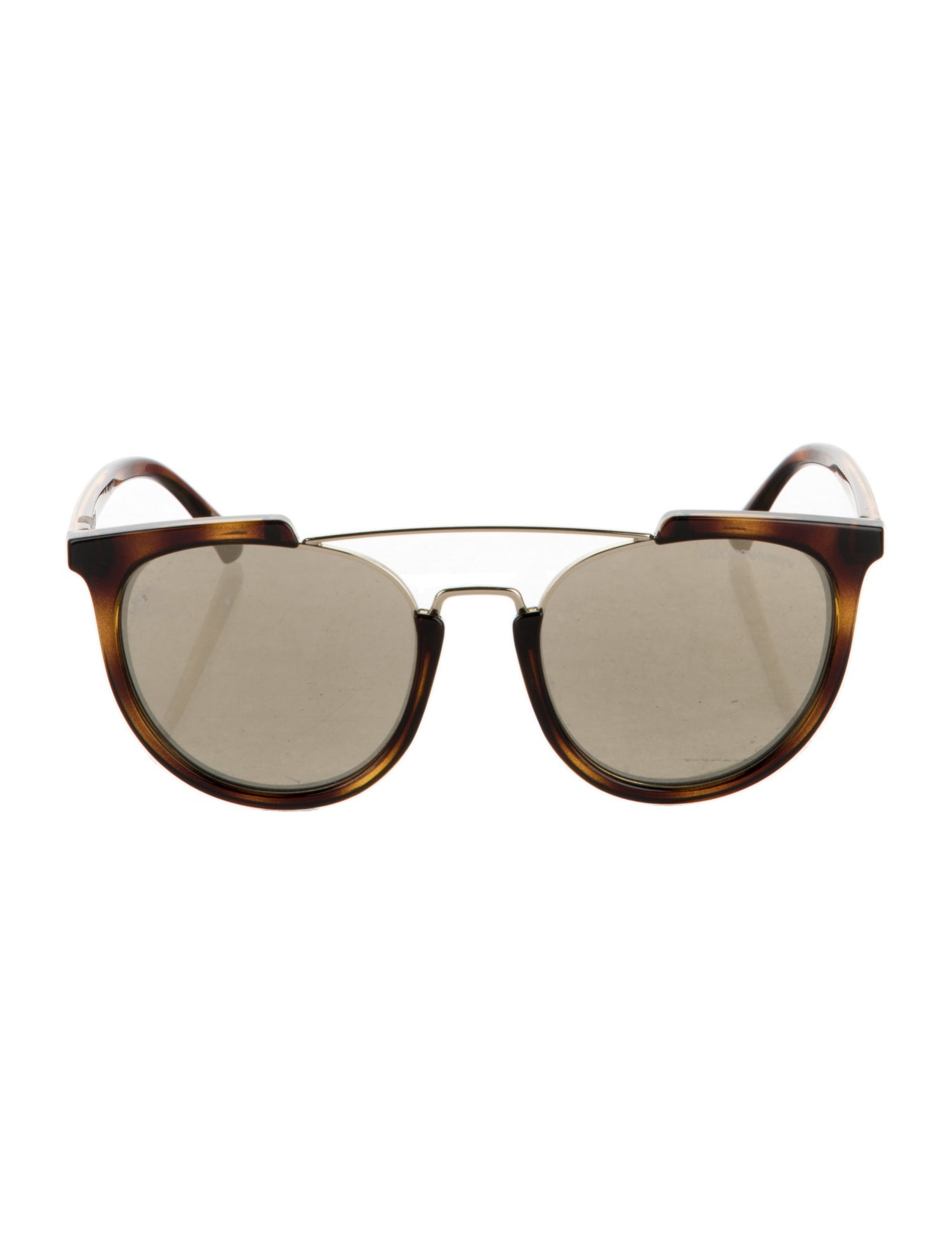 Emporio Armani Aviator Tinted Sunglasses