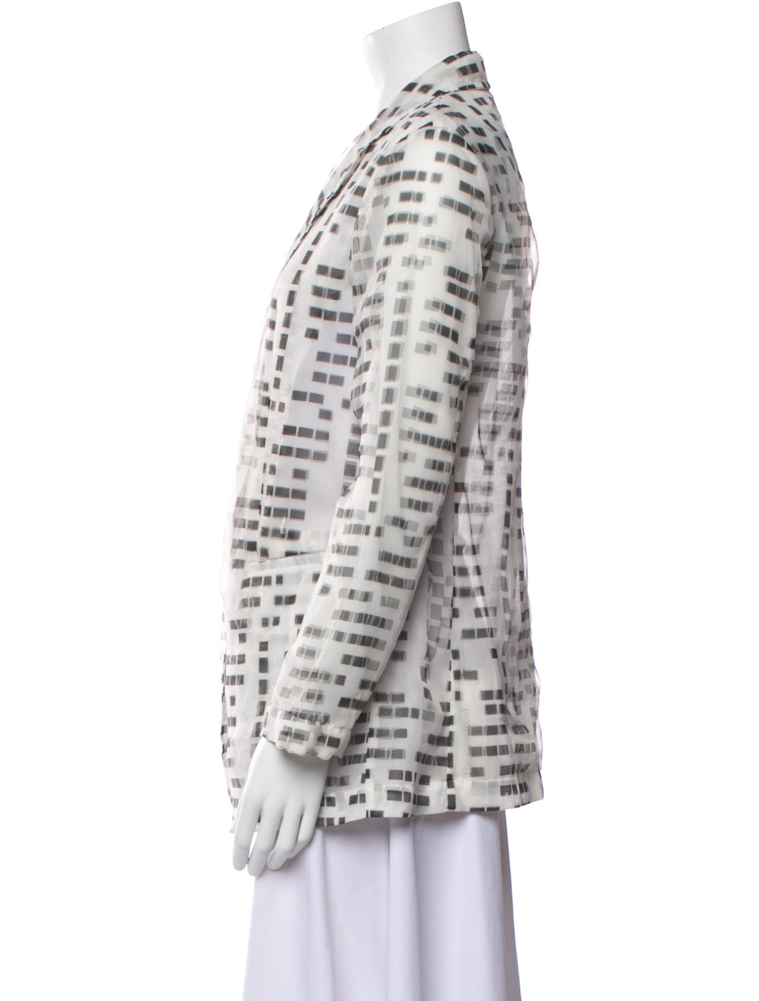 Emporio Armani Plaid Print Blazer