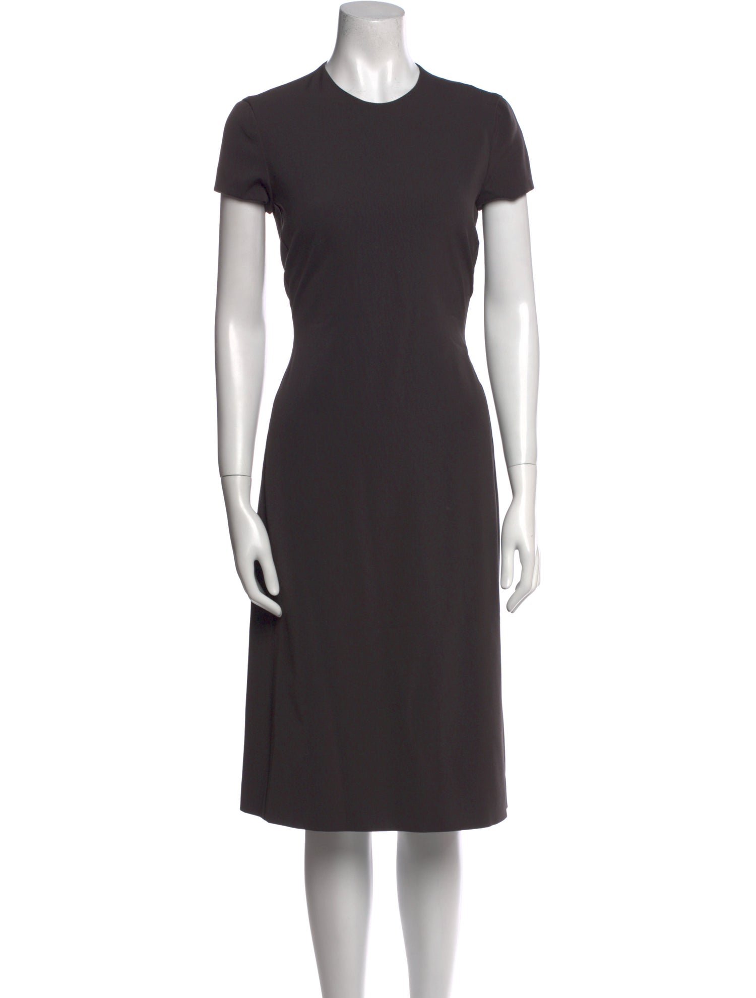 Emporio Armani Crew Neck Midi Length Dress