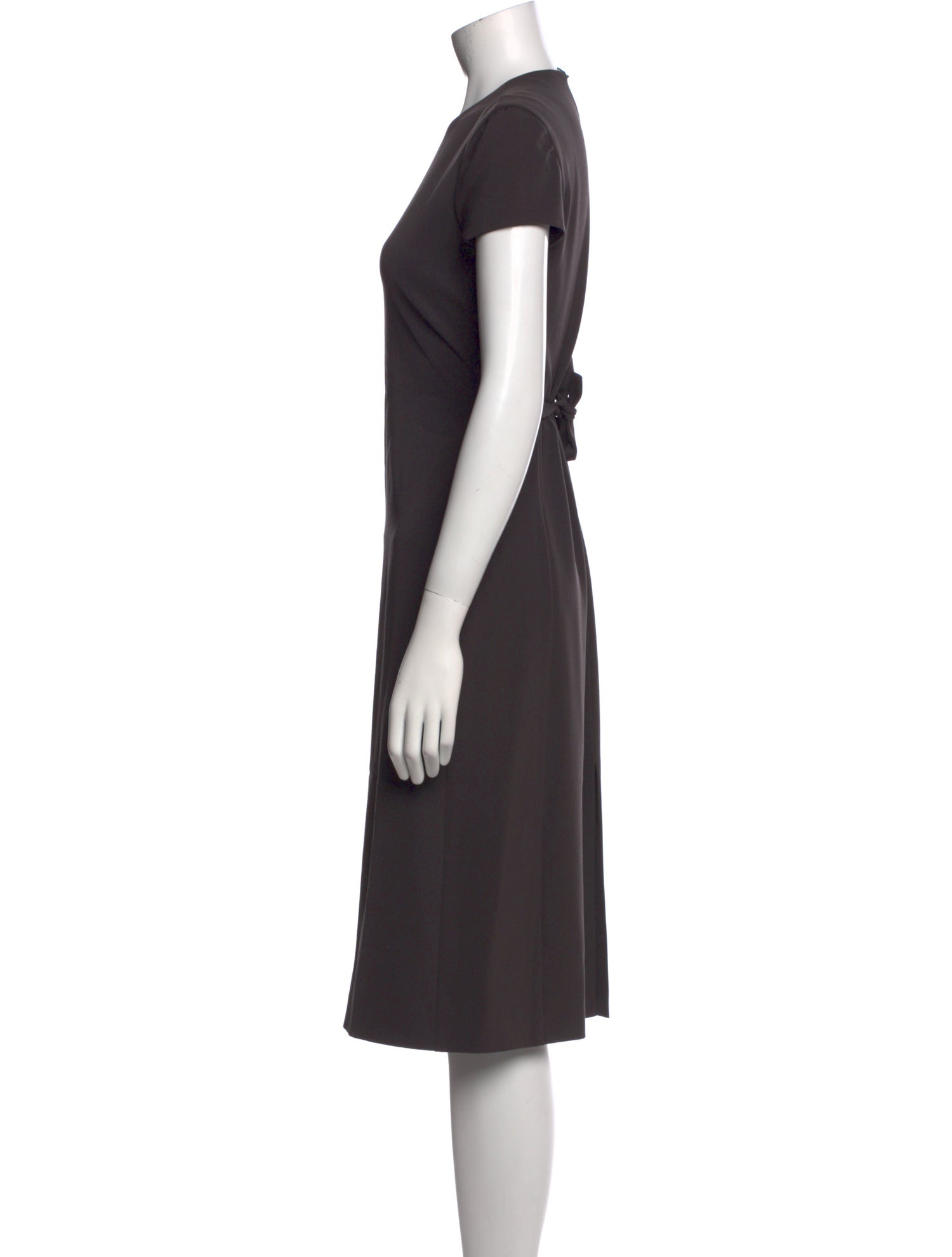 Emporio Armani Crew Neck Midi Length Dress