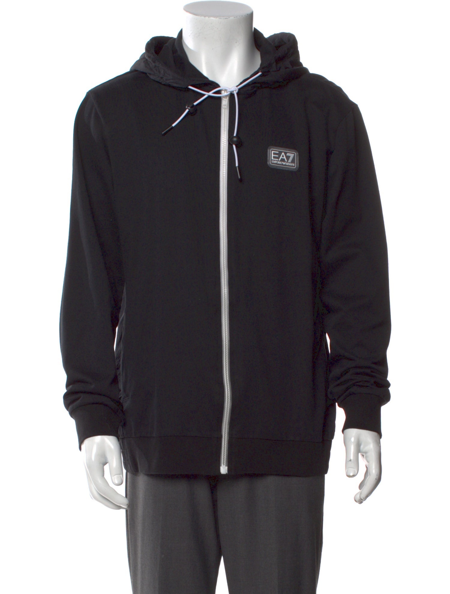 Emporio Armani Graphic Print Crew Neck Hoodie