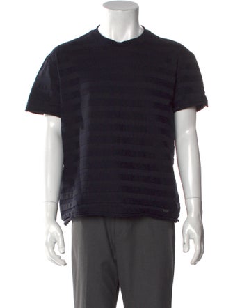 Emporio Armani Striped Crew Neck T-Shirt