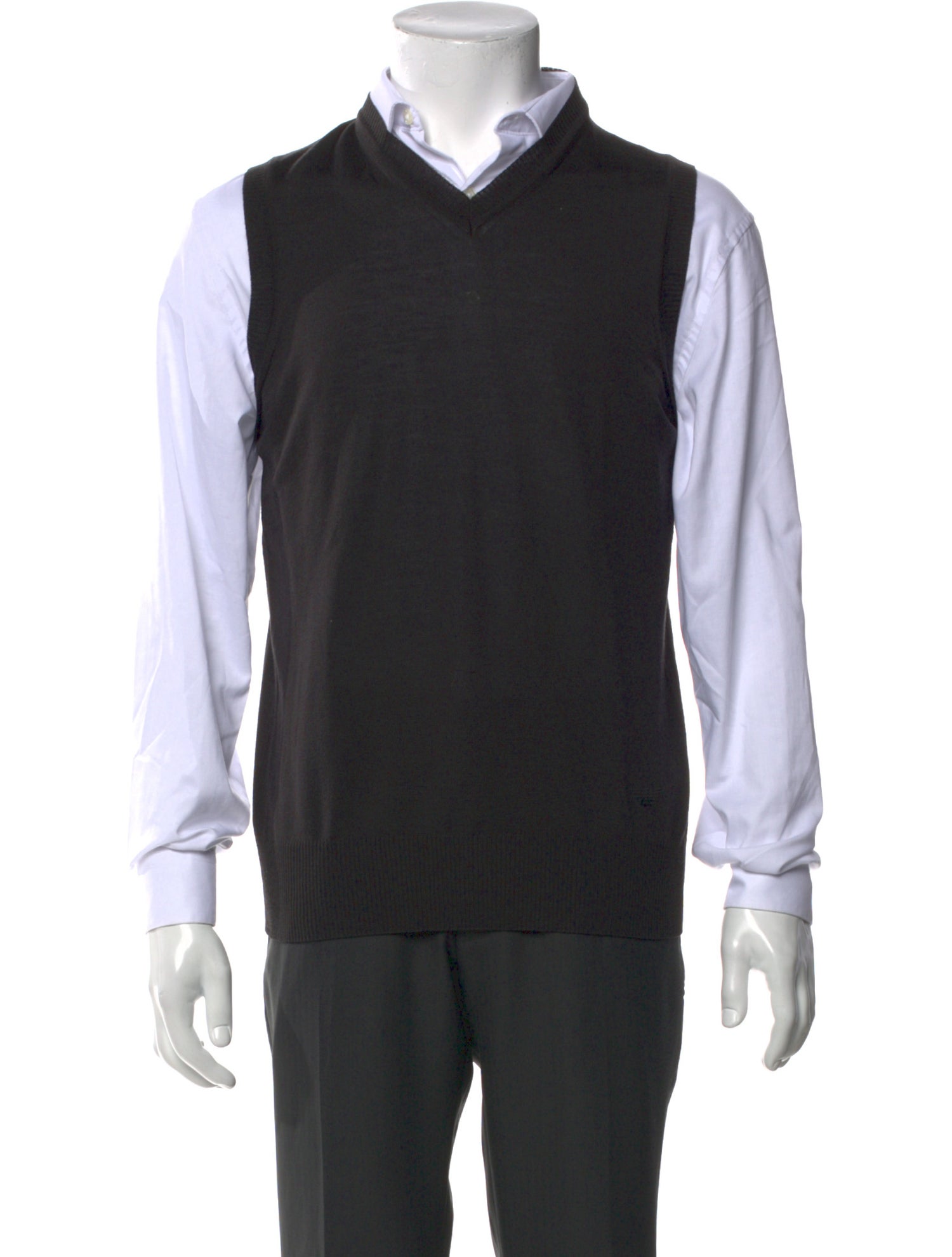 Emporio Armani V-Neck Sleeveless Sweater Vest