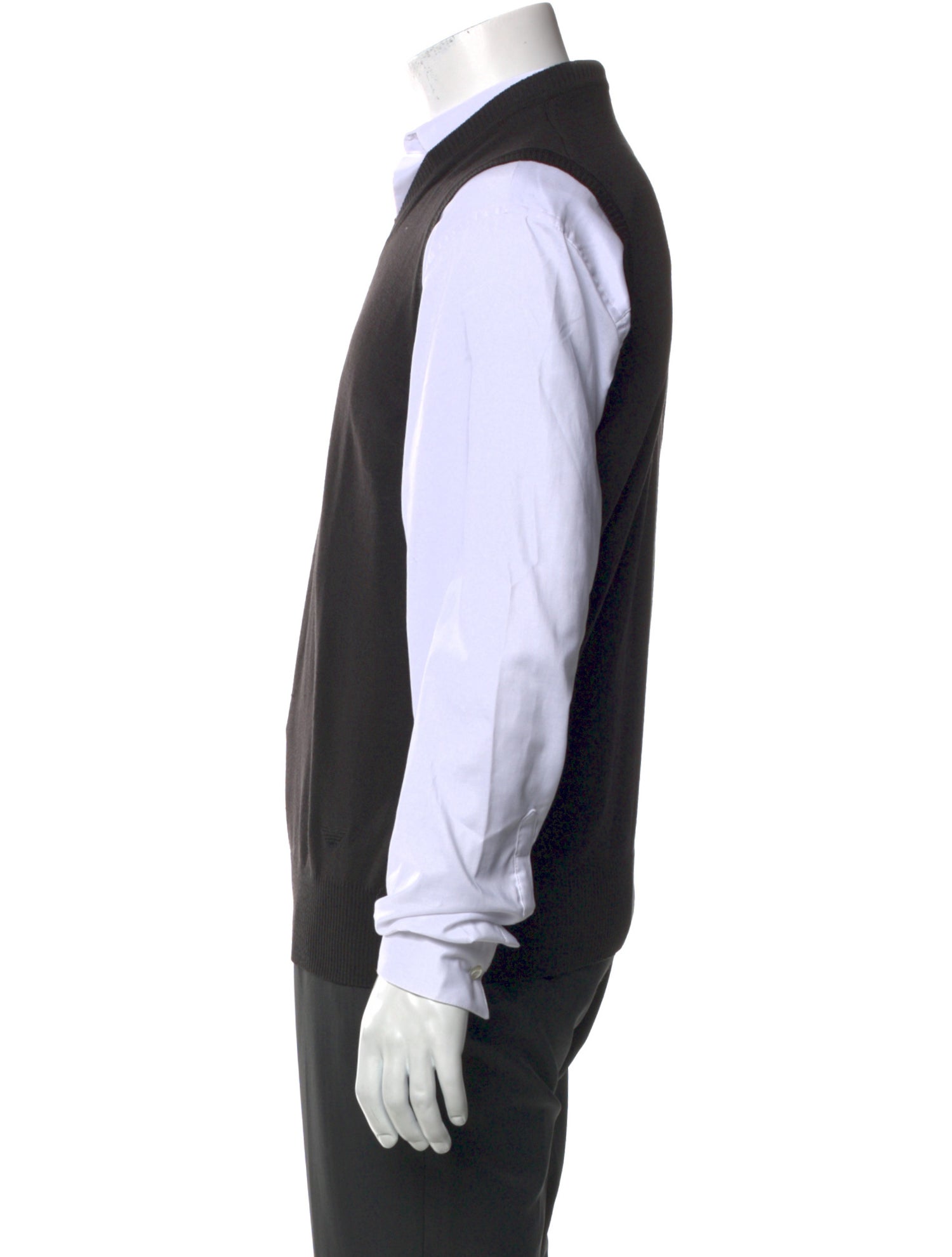 Emporio Armani V-Neck Sleeveless Sweater Vest
