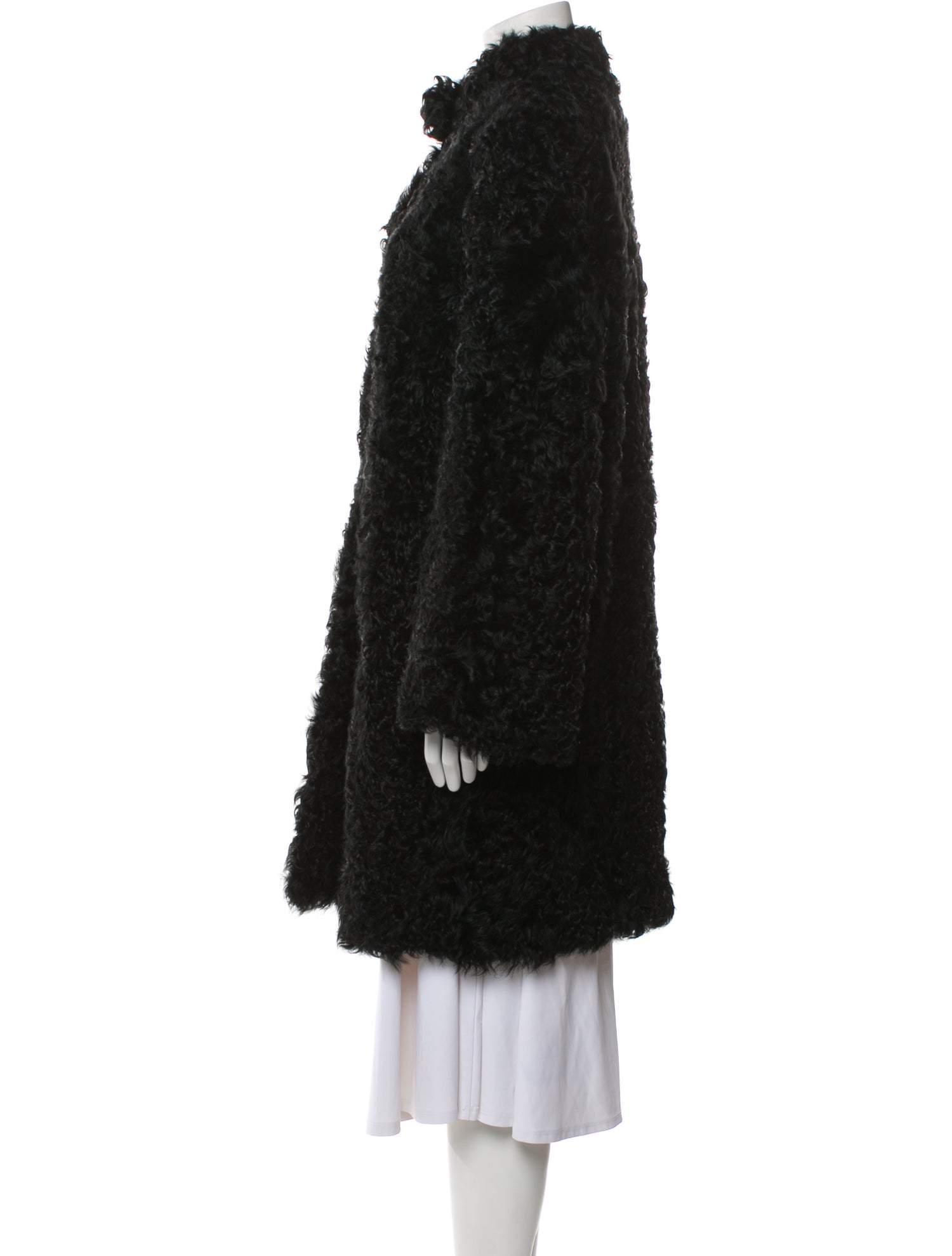 Emporio Armani Vintage 2010 Fur Coat