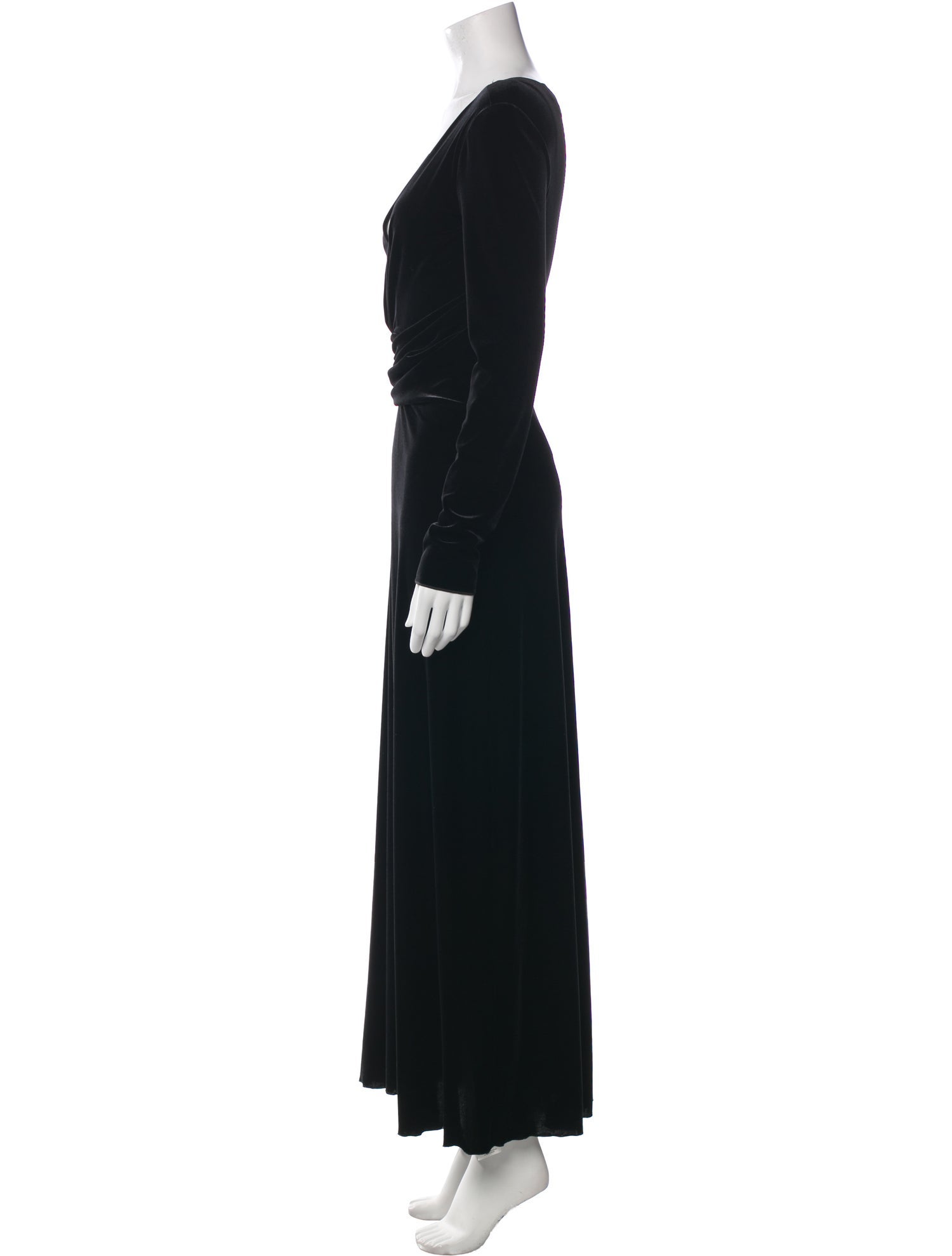 Emporio Armani V-Neck Long Dress