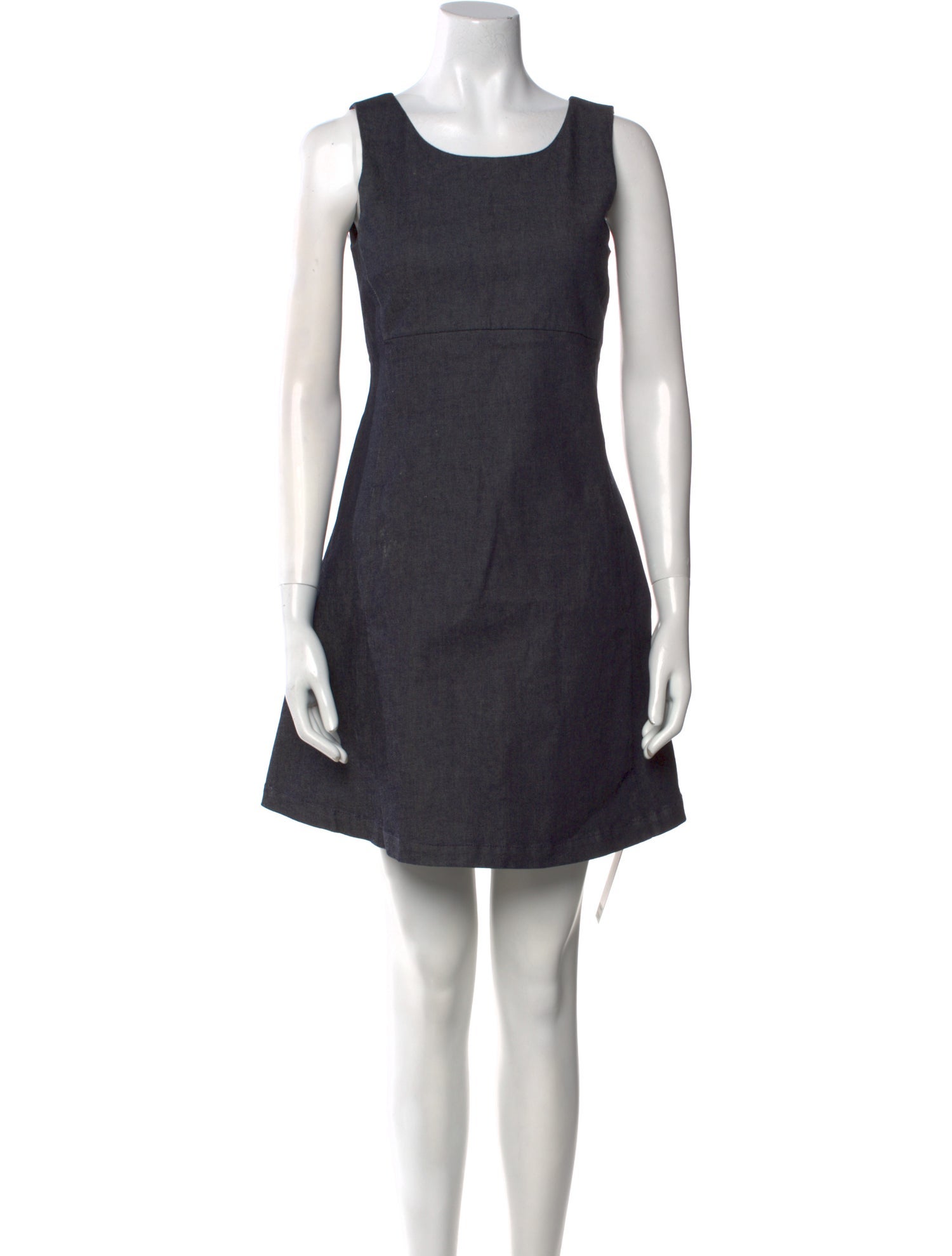 Emporio Armani Scoop Neck Mini Dress