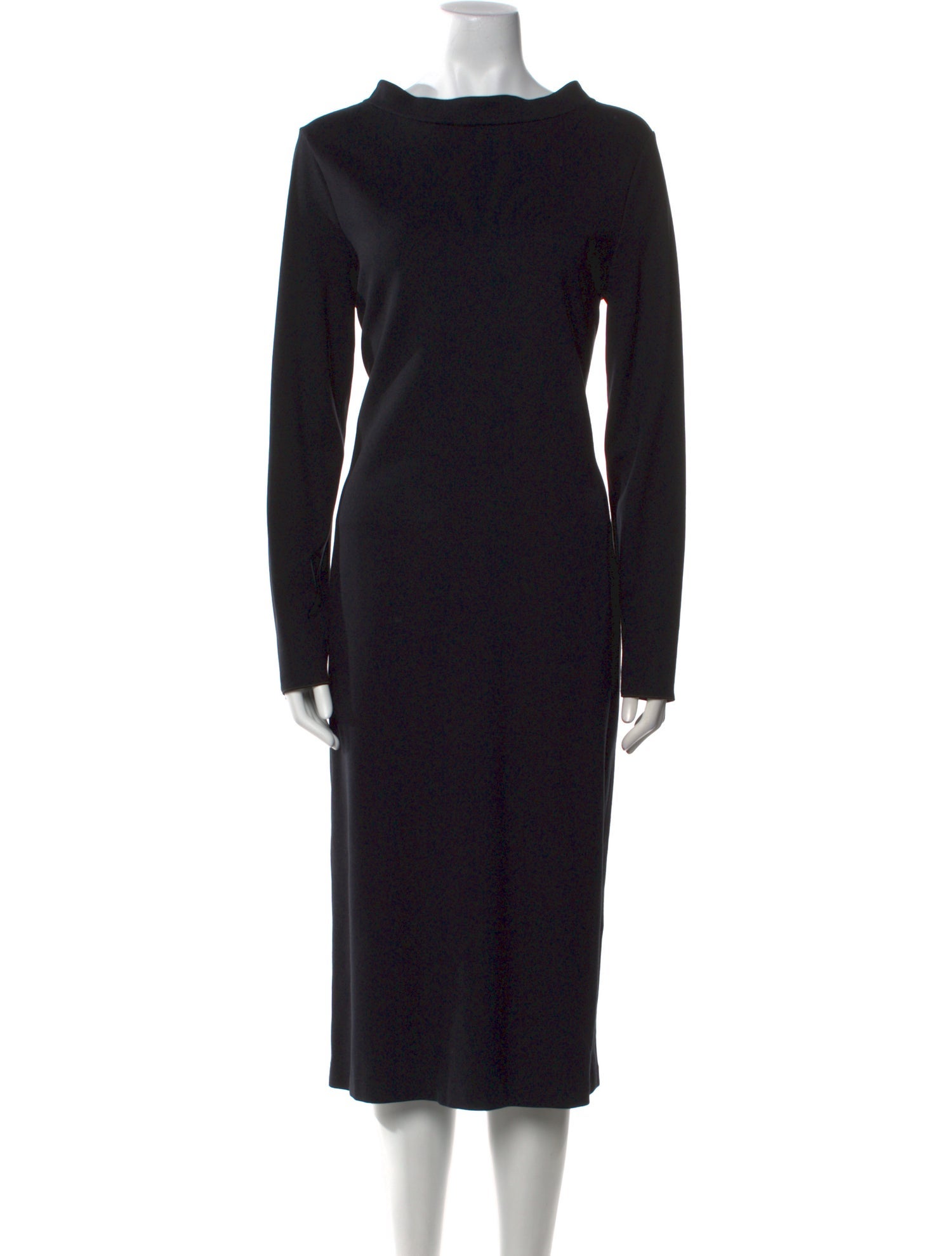 Emporio Armani Bateau Neckline Midi Length Dress w/ Tags