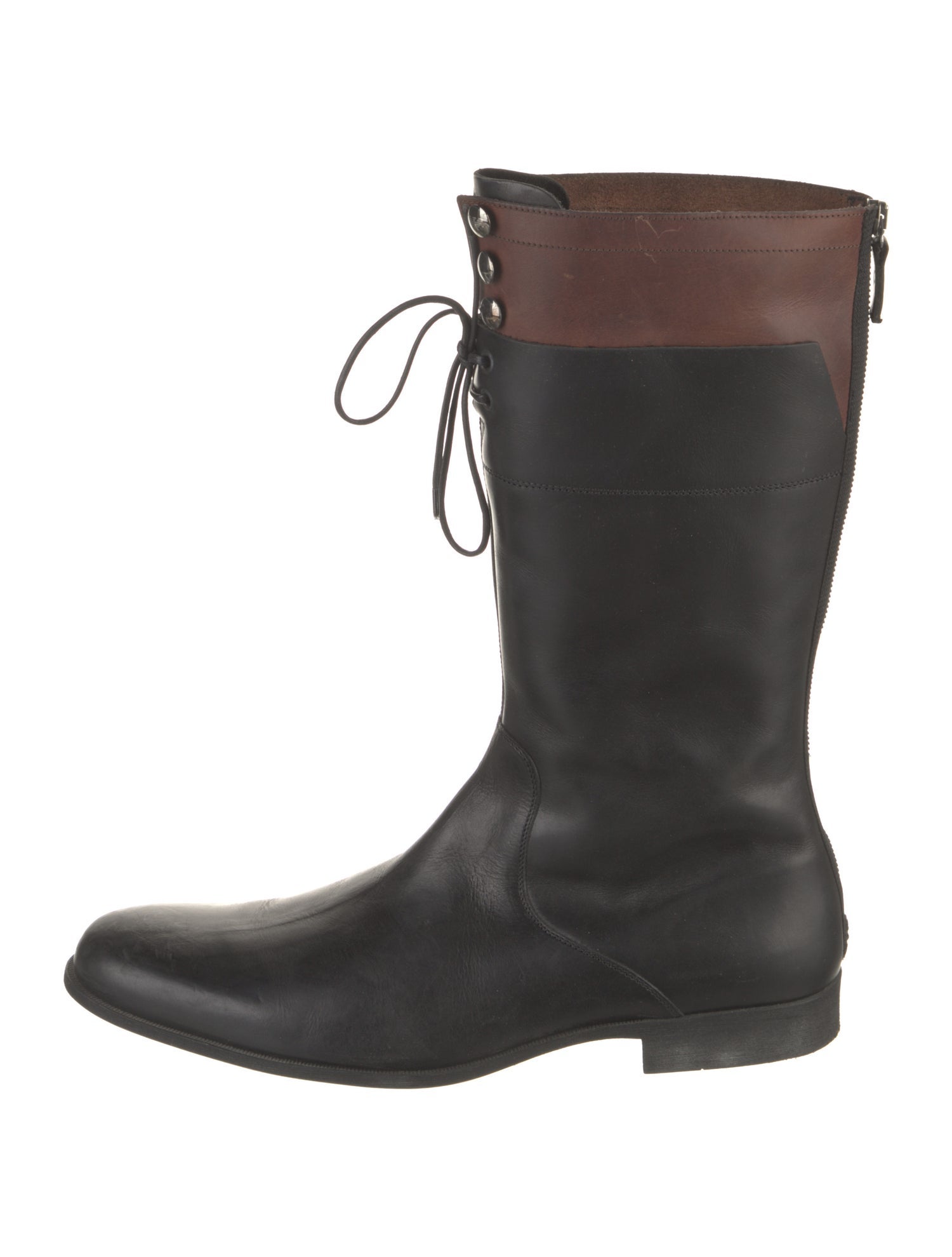 Emporio Armani Leather Boots