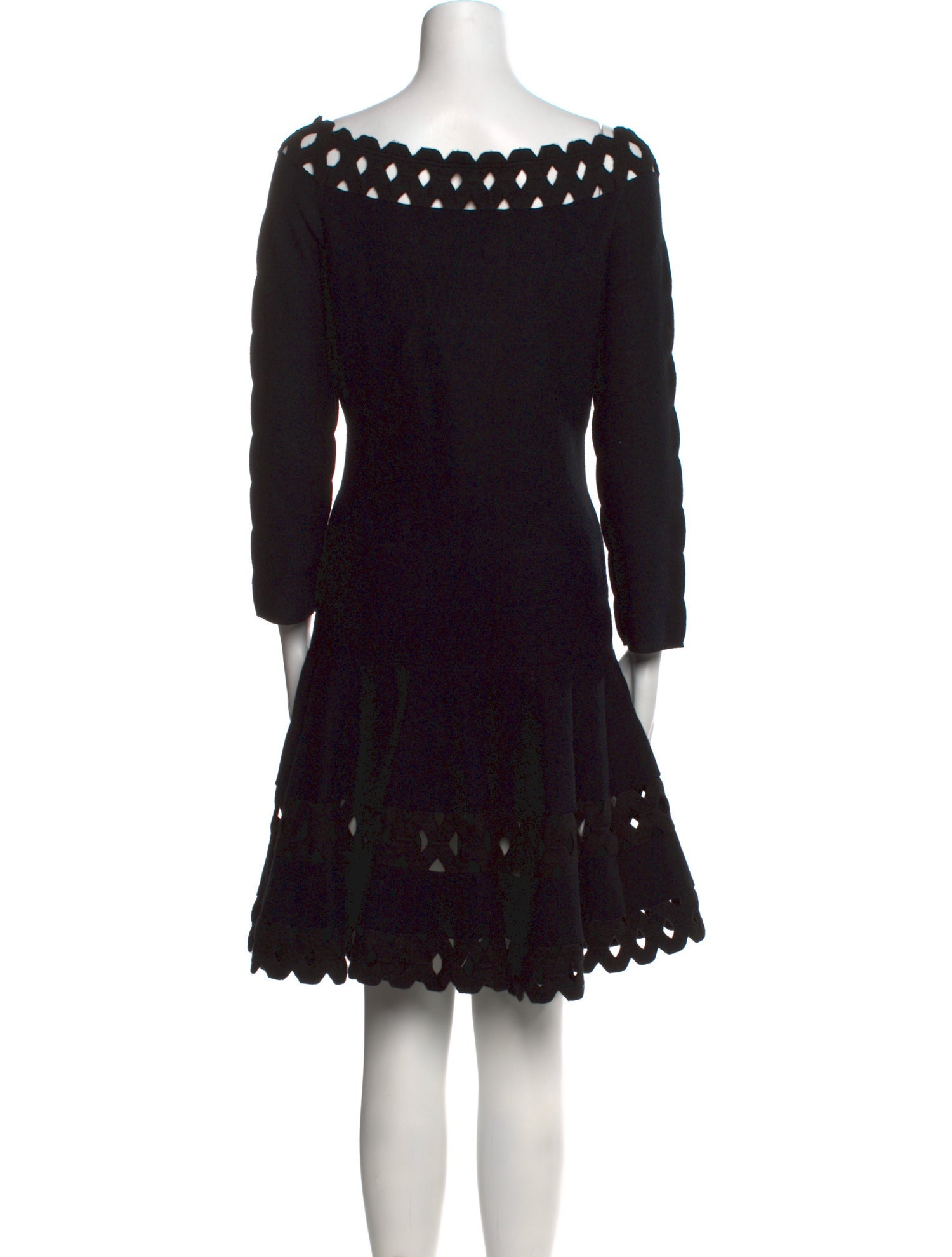 Emporio Armani Scoop Neck Mini Dress