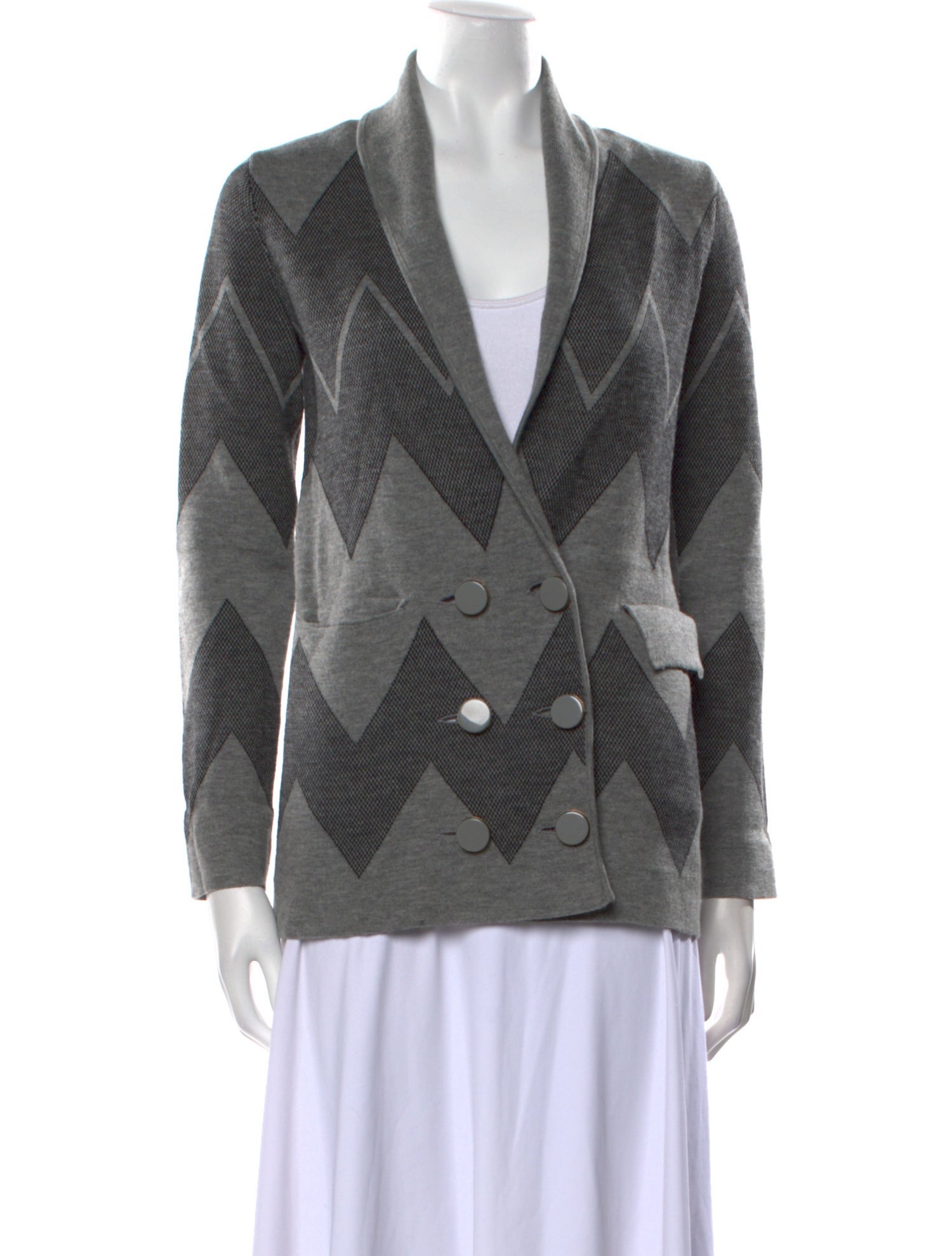 Emporio Armani Wool Printed Sweater