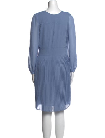 Emporio Armani Bateau Neckline Long Dress