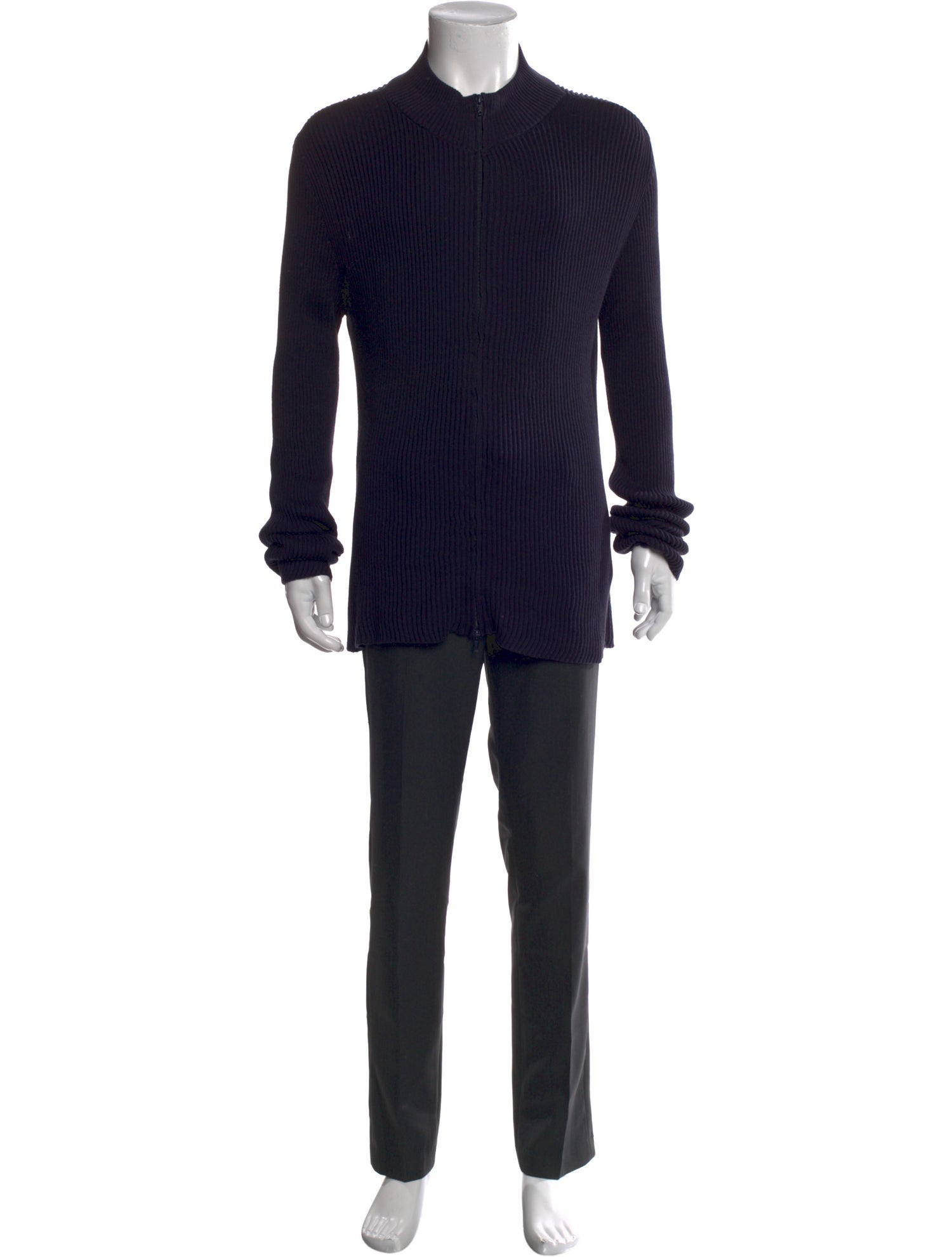 Emporio Armani Mock Neck Long Sleeve Pullover