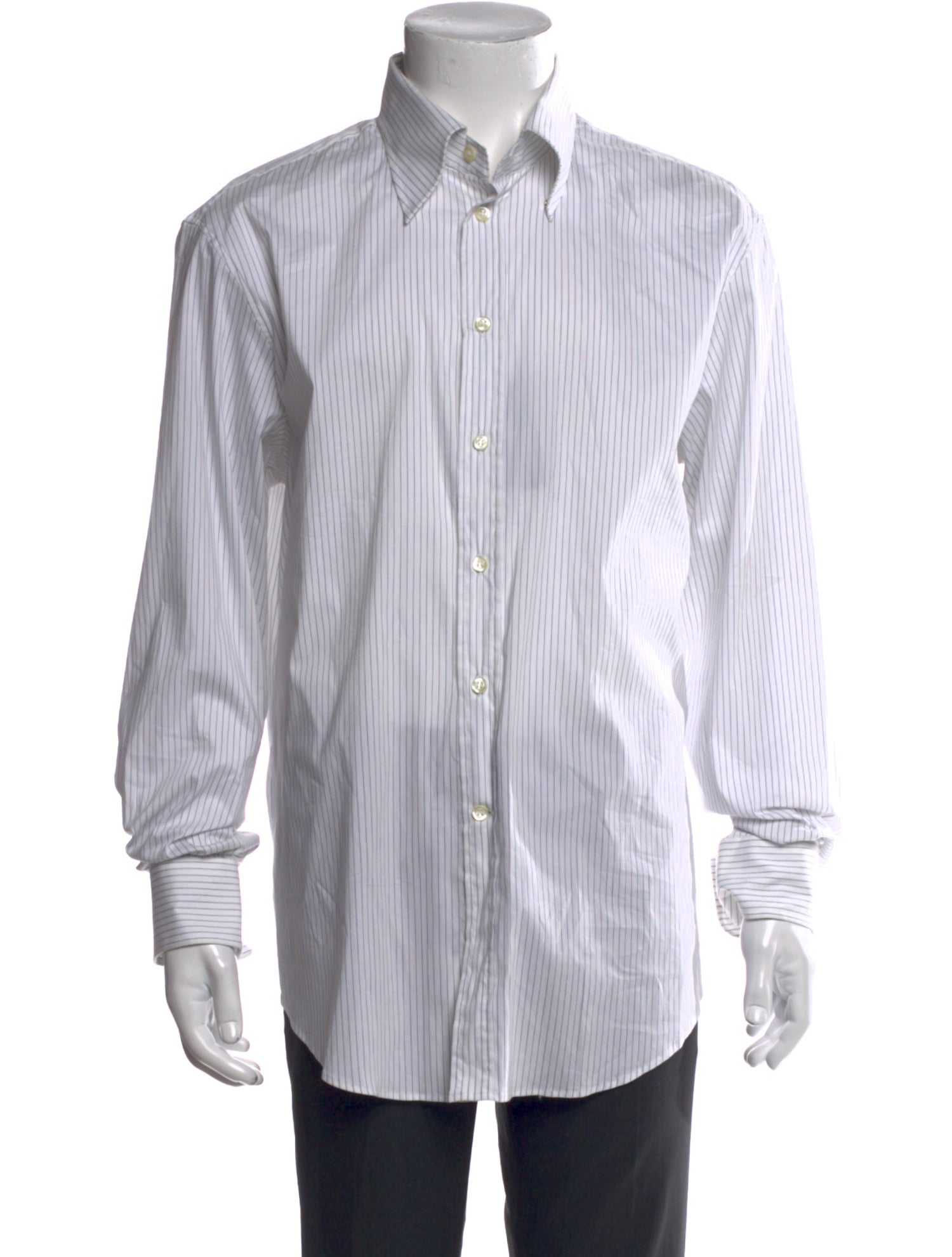 Emporio Armani Striped Long Sleeve Shirt