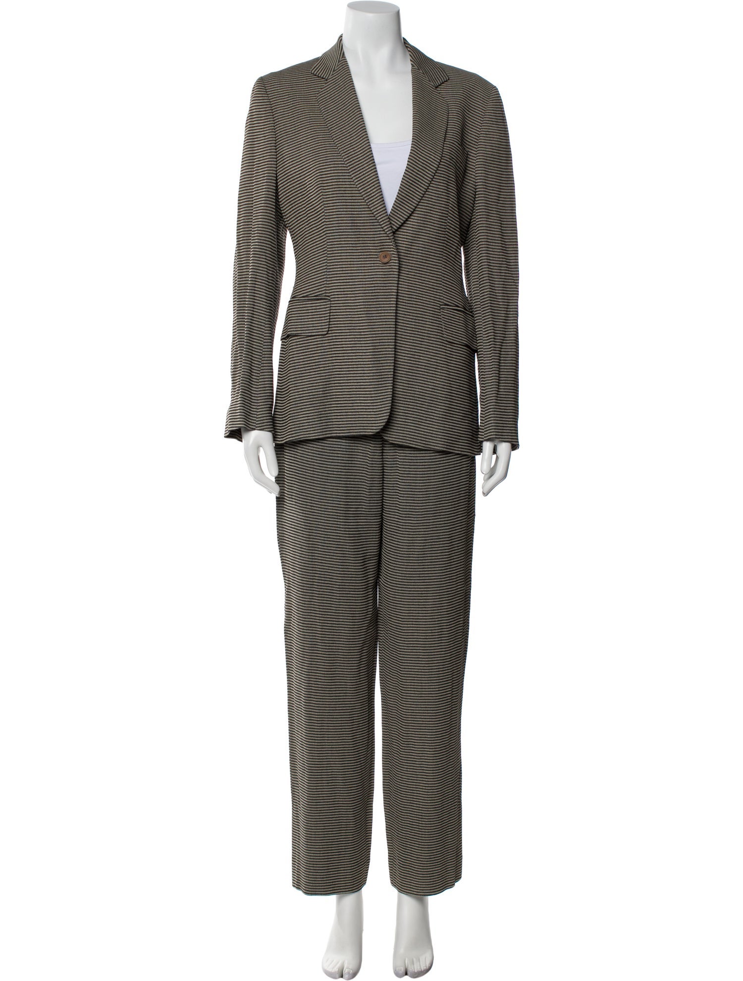 Emporio Armani Striped Pantsuit