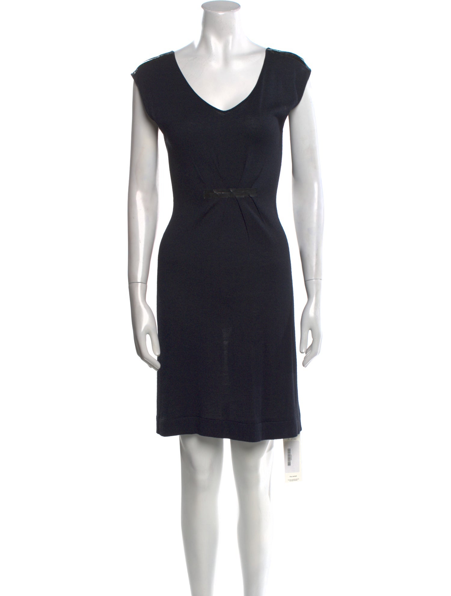 Emporio Armani V-Neck Knee-Length Dress