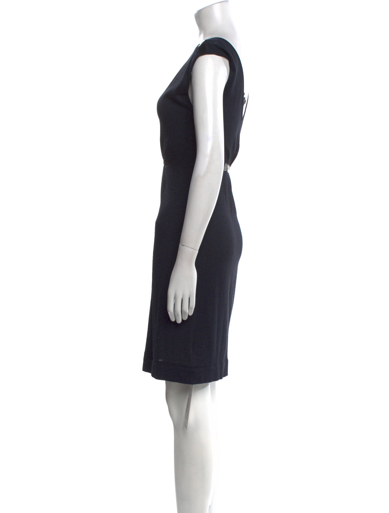 Emporio Armani V-Neck Knee-Length Dress