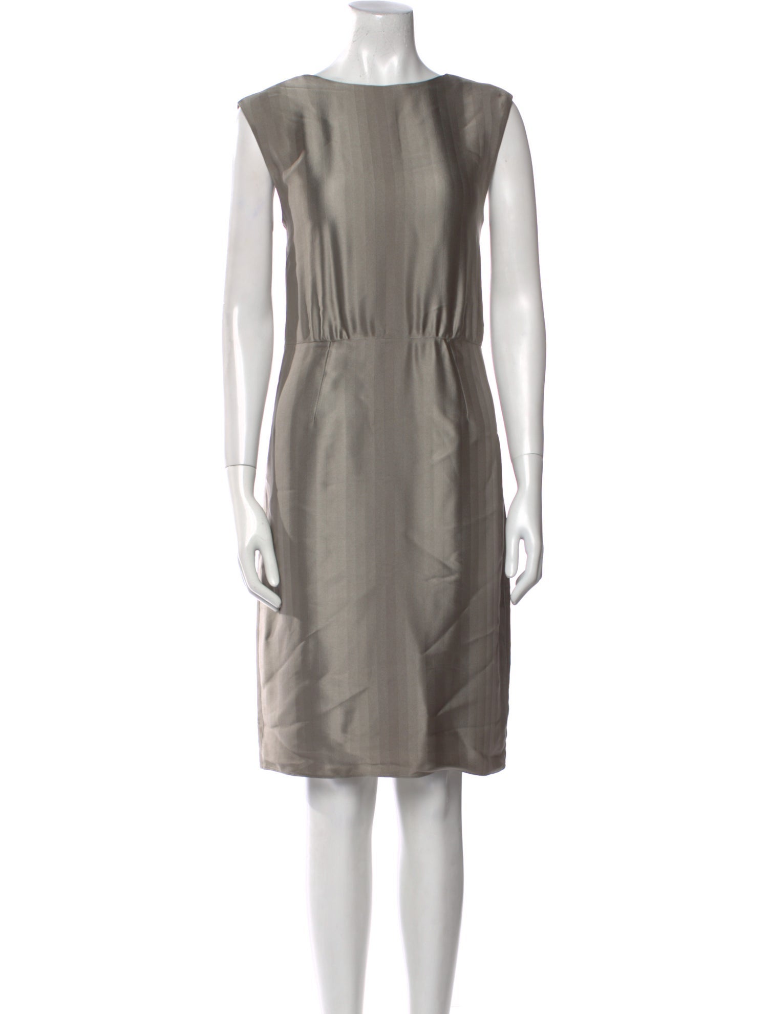 Emporio Armani Bateau Neckline Knee-Length Dress w/ Tags