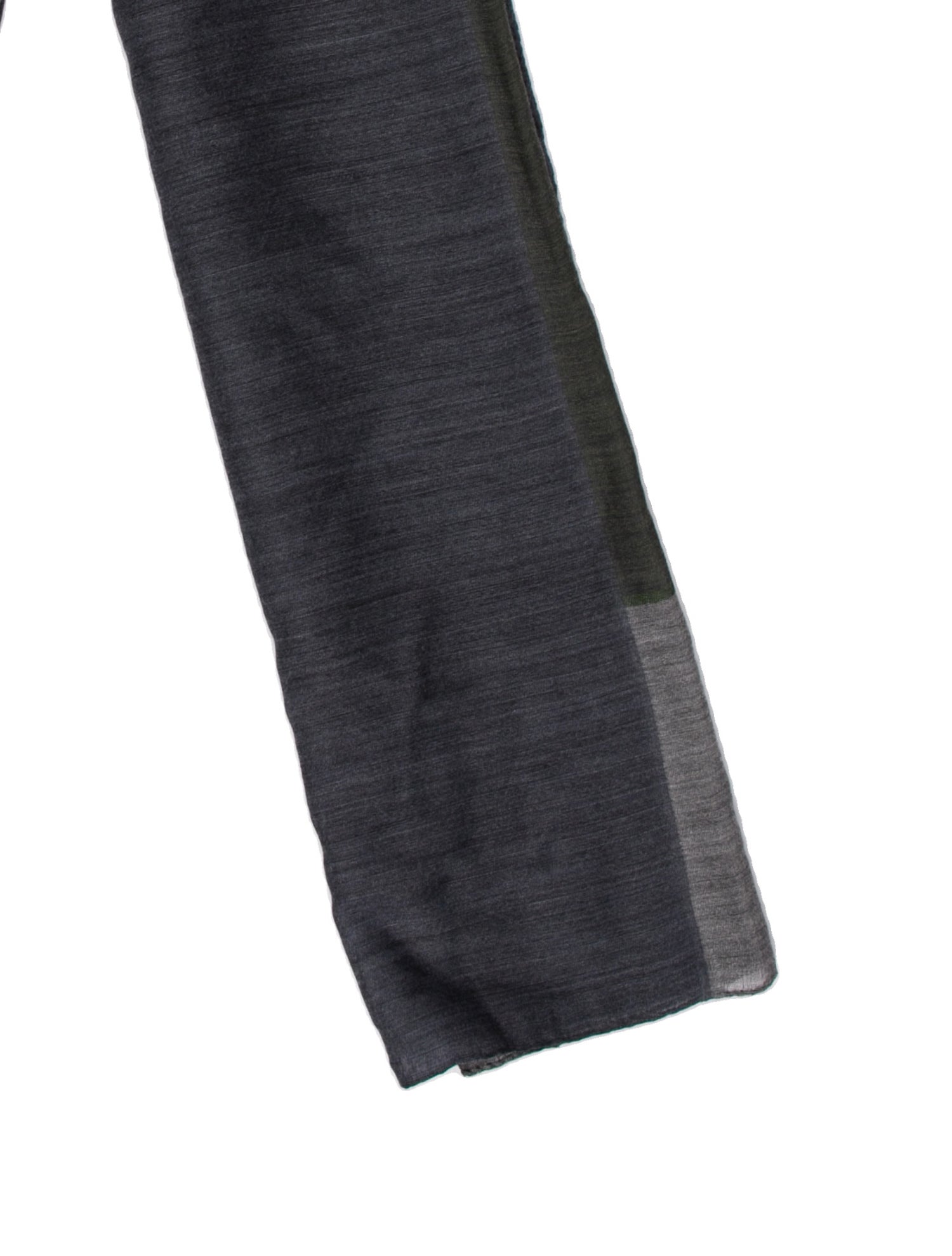 Emporio Armani Wool Striped Scarf