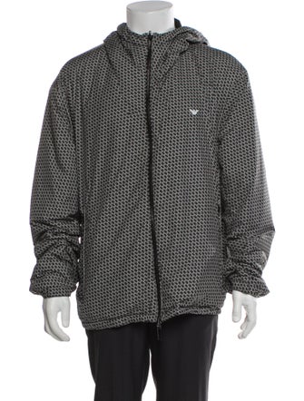 Emporio Armani Printed Puffer Coat
