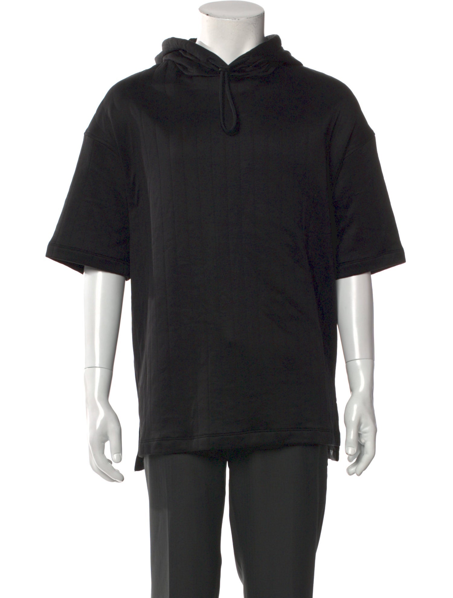 Emporio Armani V-Neck Short Sleeve Hoodie