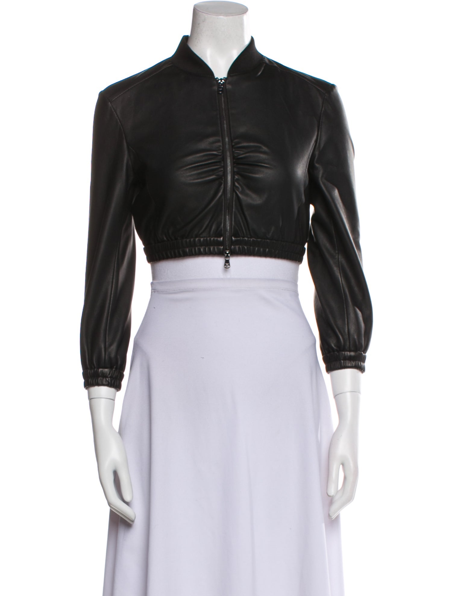 Emporio Armani Leather Bolero