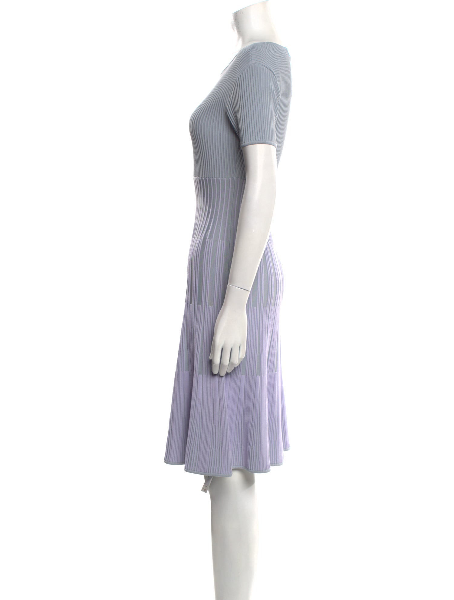 Emporio Armani Striped Knee-Length Dress