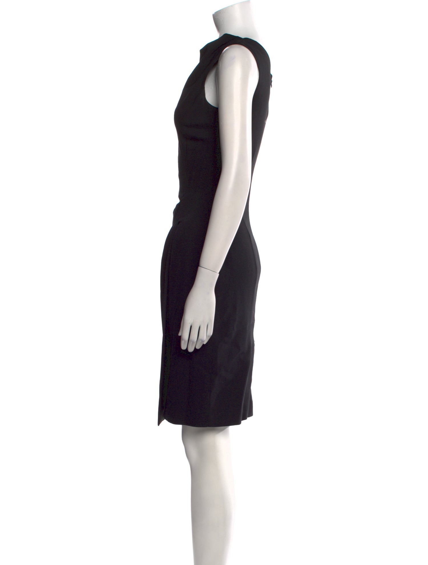 Emporio Armani Cowl Neck Knee-Length Dress