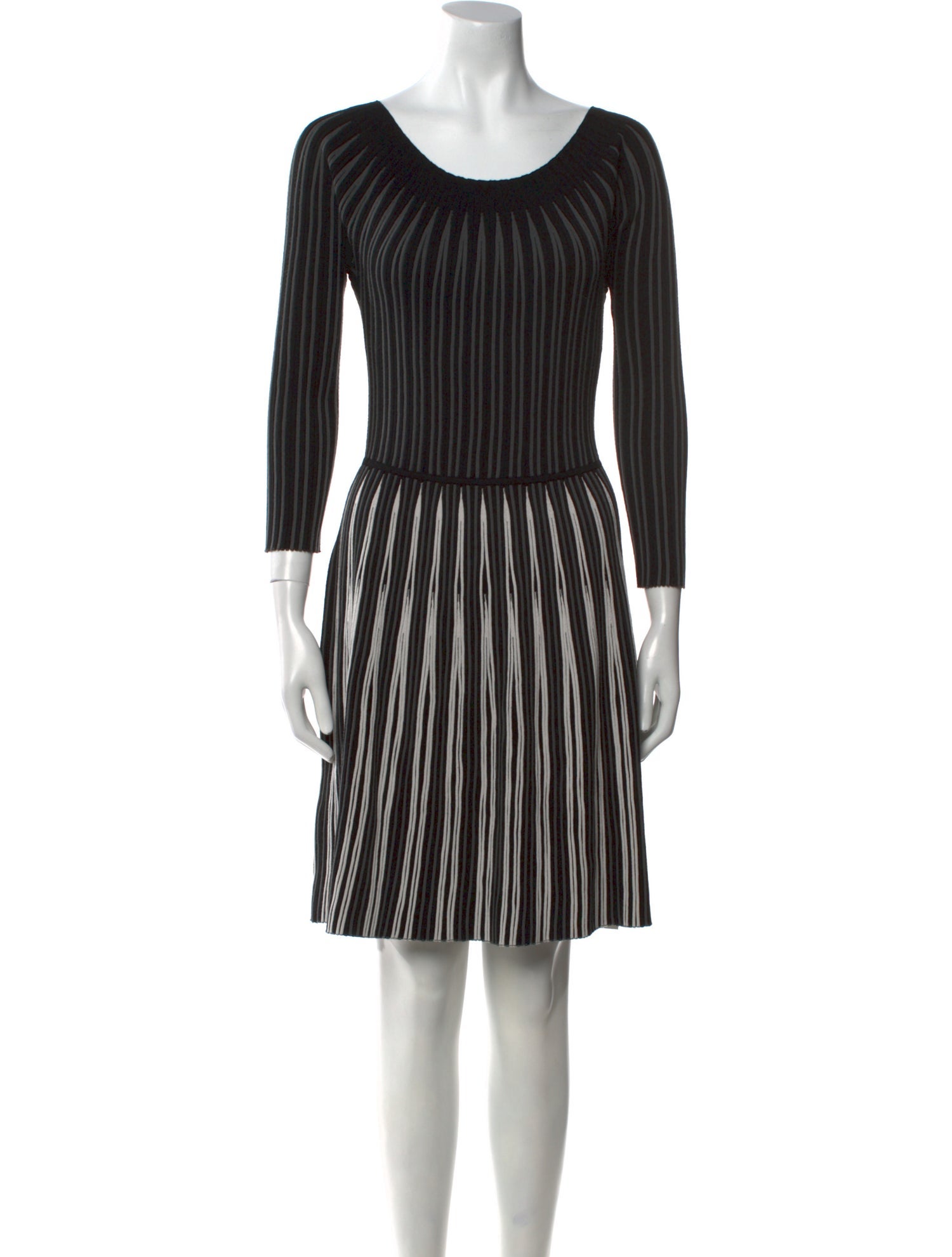 Emporio Armani Striped Mini Dress